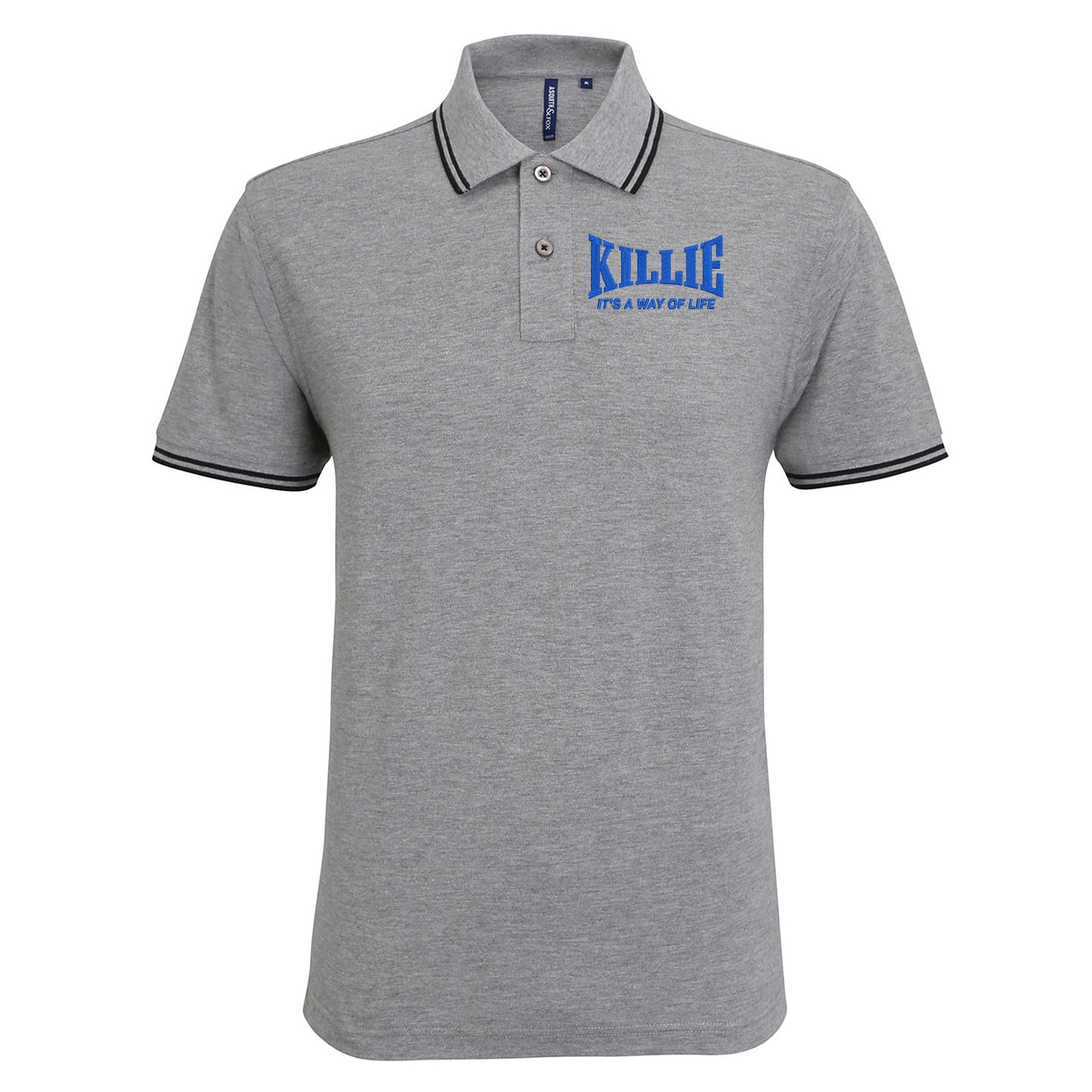 Kilmarnock Football Team Tipped Polo Shirt