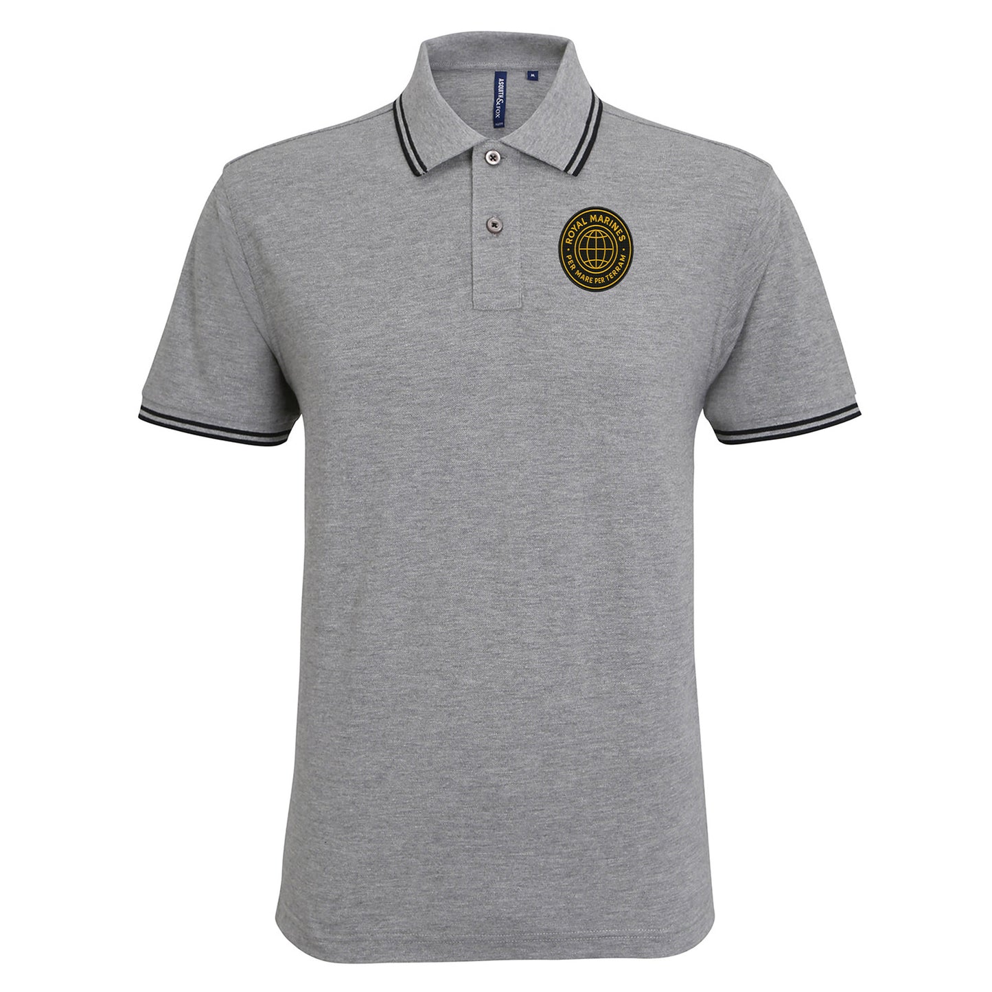 Royal Marines Veterans Tipped Polo Shirt