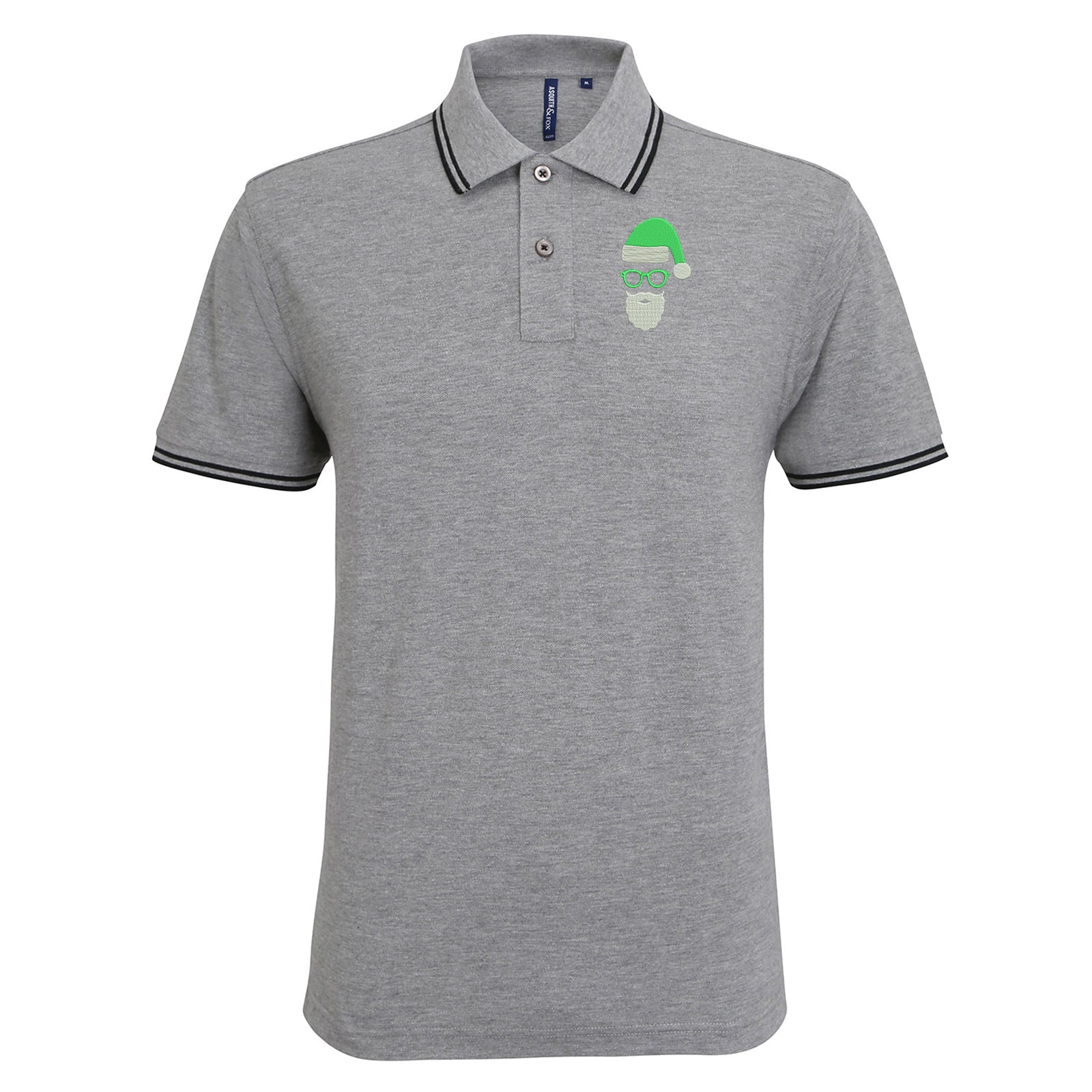 Celtic FC Christmas Tipped Polo Shirt