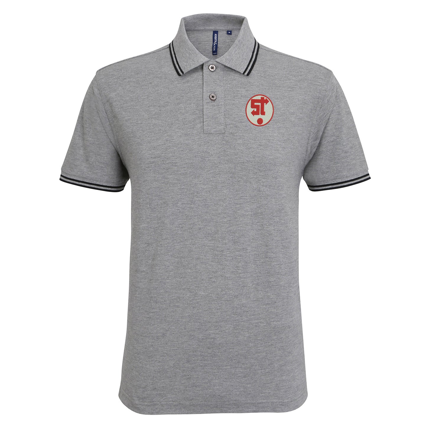 Retro Swindon 1981 Embroidered Tipped Polo Shirt