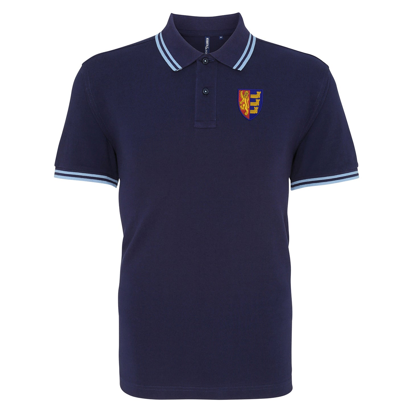 Retro Ipswich 1888 Embroidered Tipped Polo Shirt