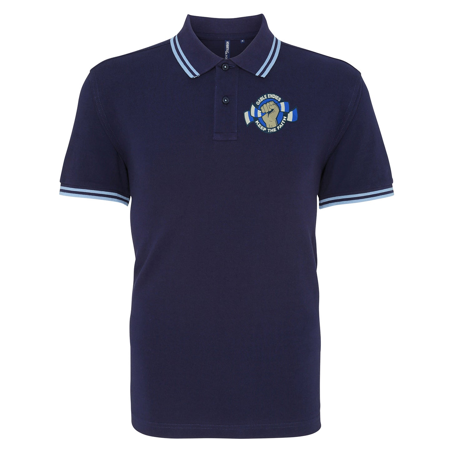 Montrose FC Football Tipped Polo Shirt