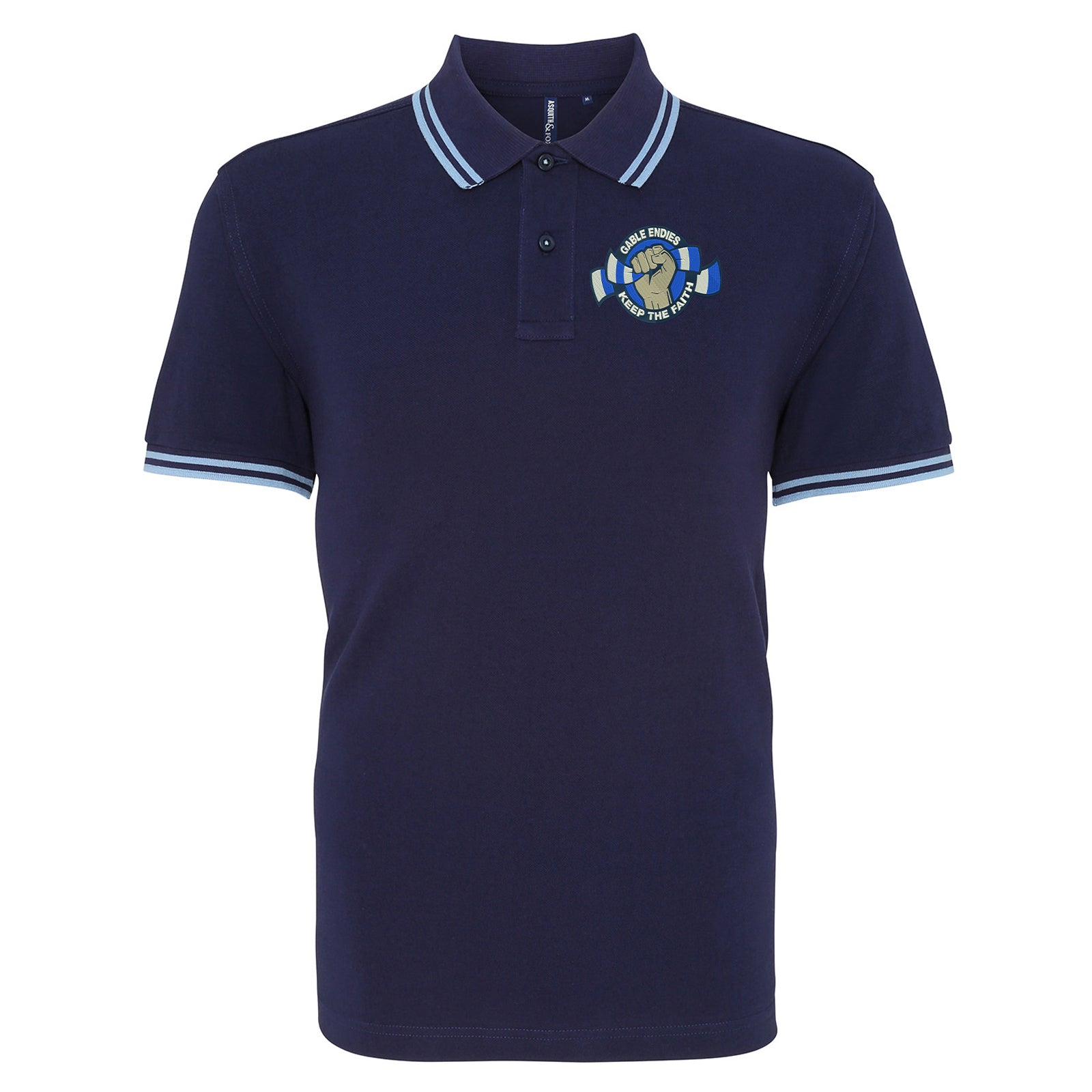 Montrose FC Football Tipped Polo Shirt