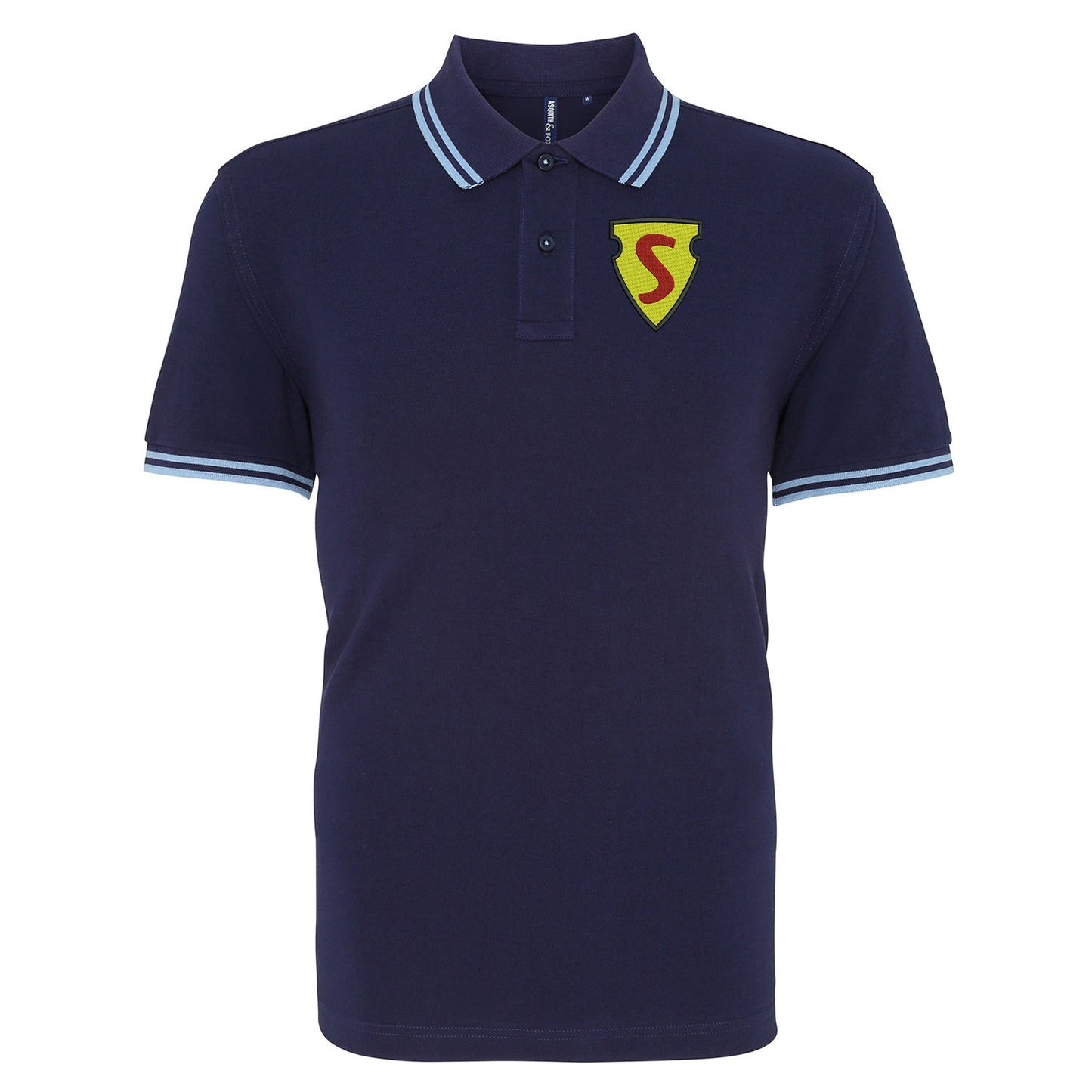 Superman Tipped Polo Shirt