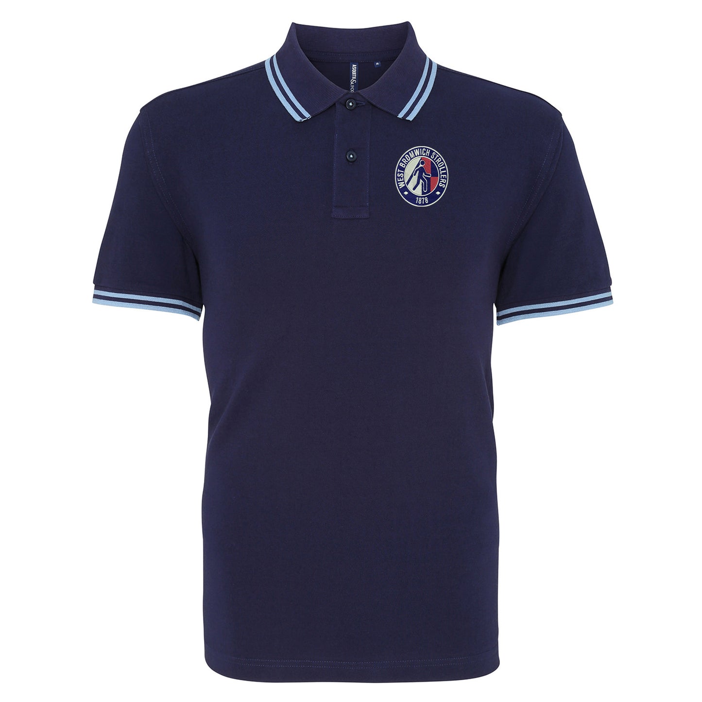 Vintage West Bromwich Albion Tipped Polo Shirt