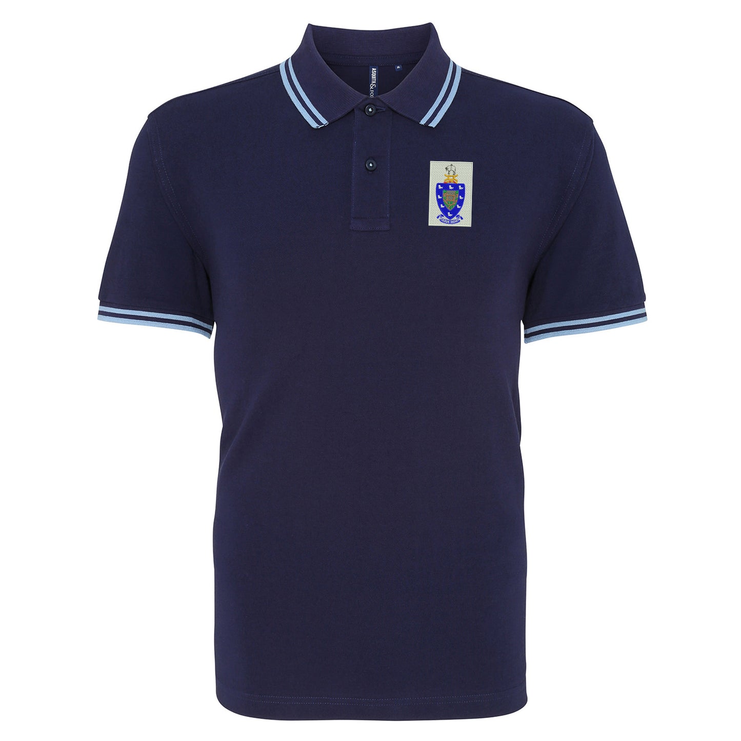 Retro Rochdale 1961 Embroidered Tipped Polo Shirt