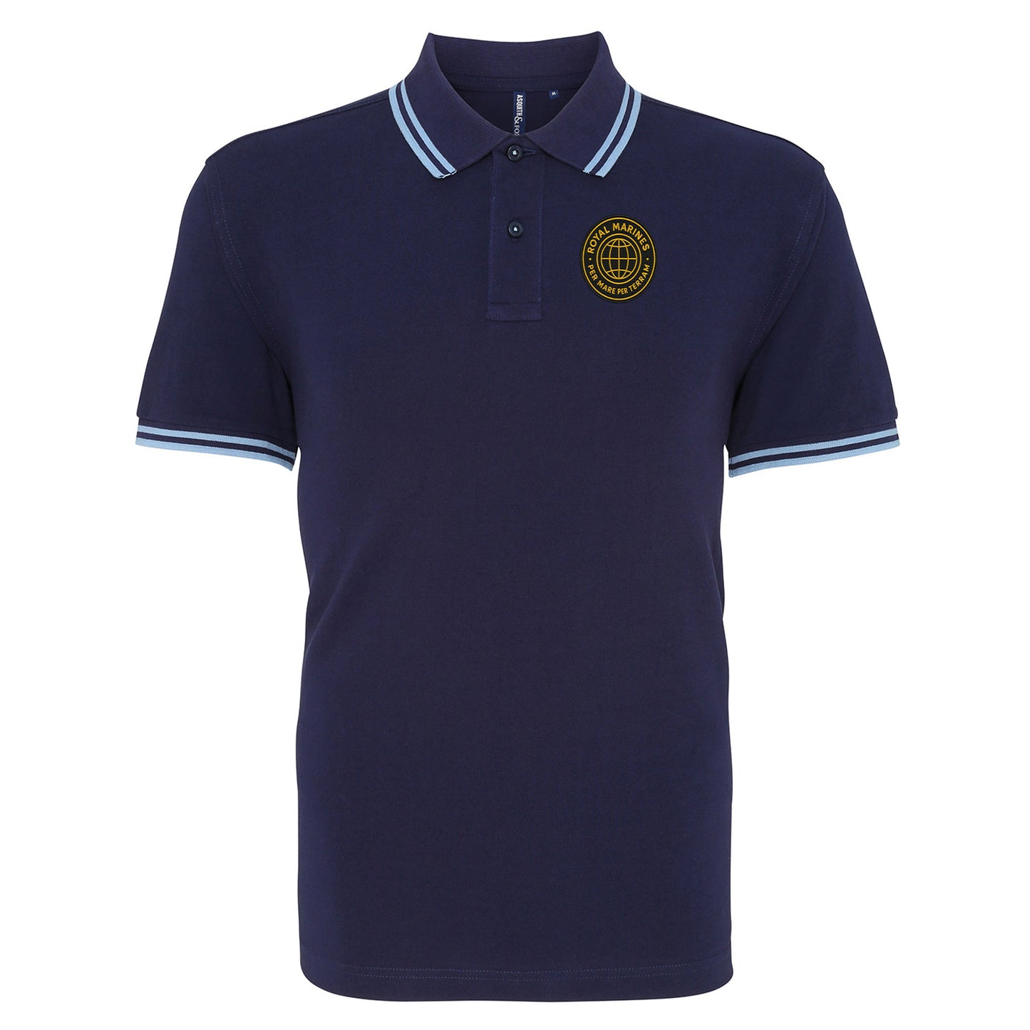Royal Marines Veterans Tipped Polo Shirt