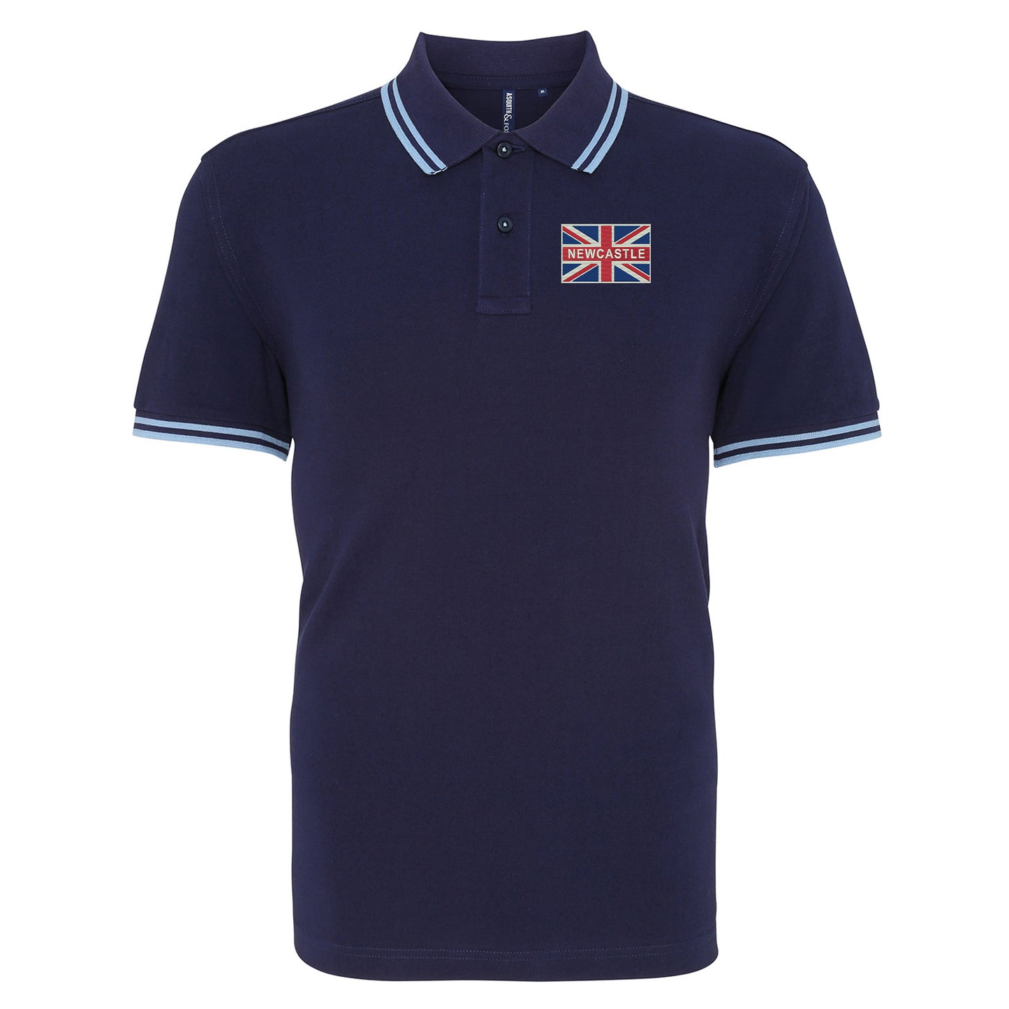 Newcastle United Union Jack Tipped Polo Shirt