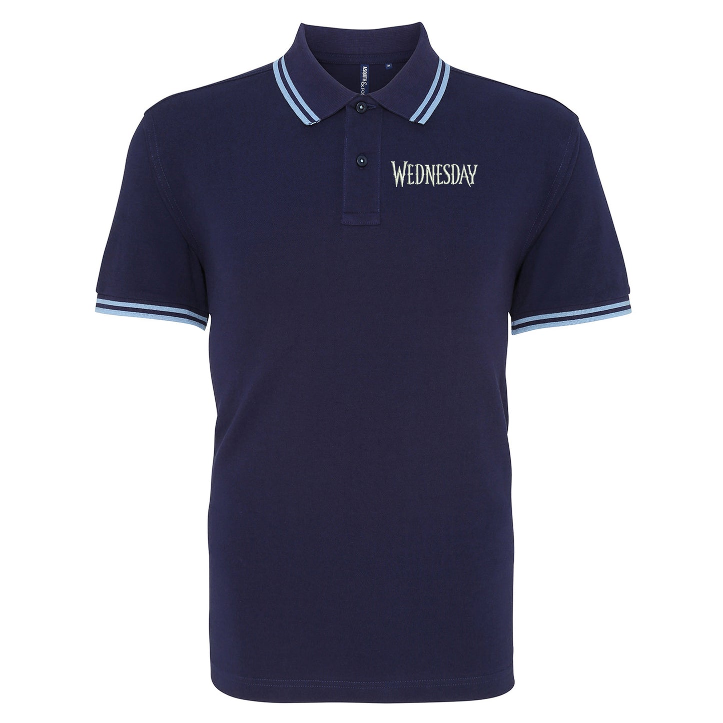 Wednesday TV Series Tipped Polo Shirt