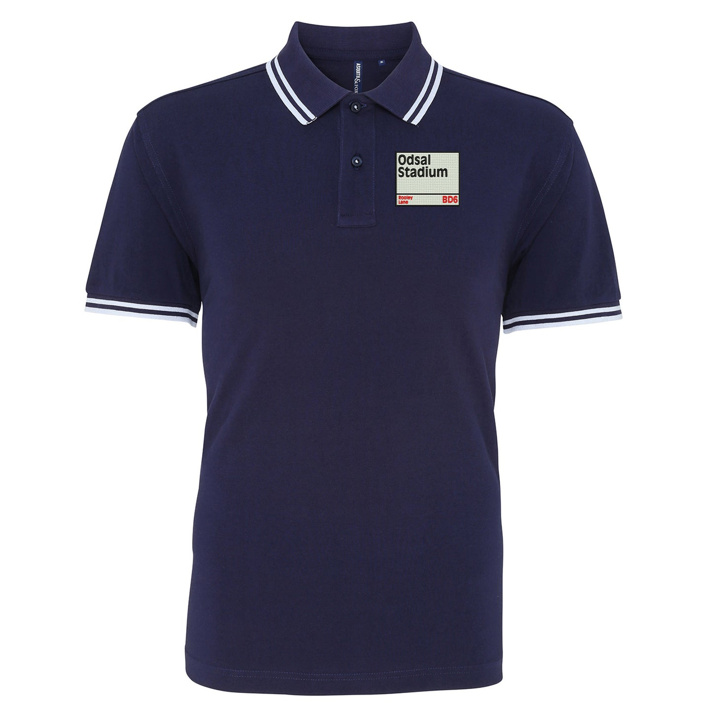 Bradford Bulls Odsal Stadium Tipped Polo Shirt