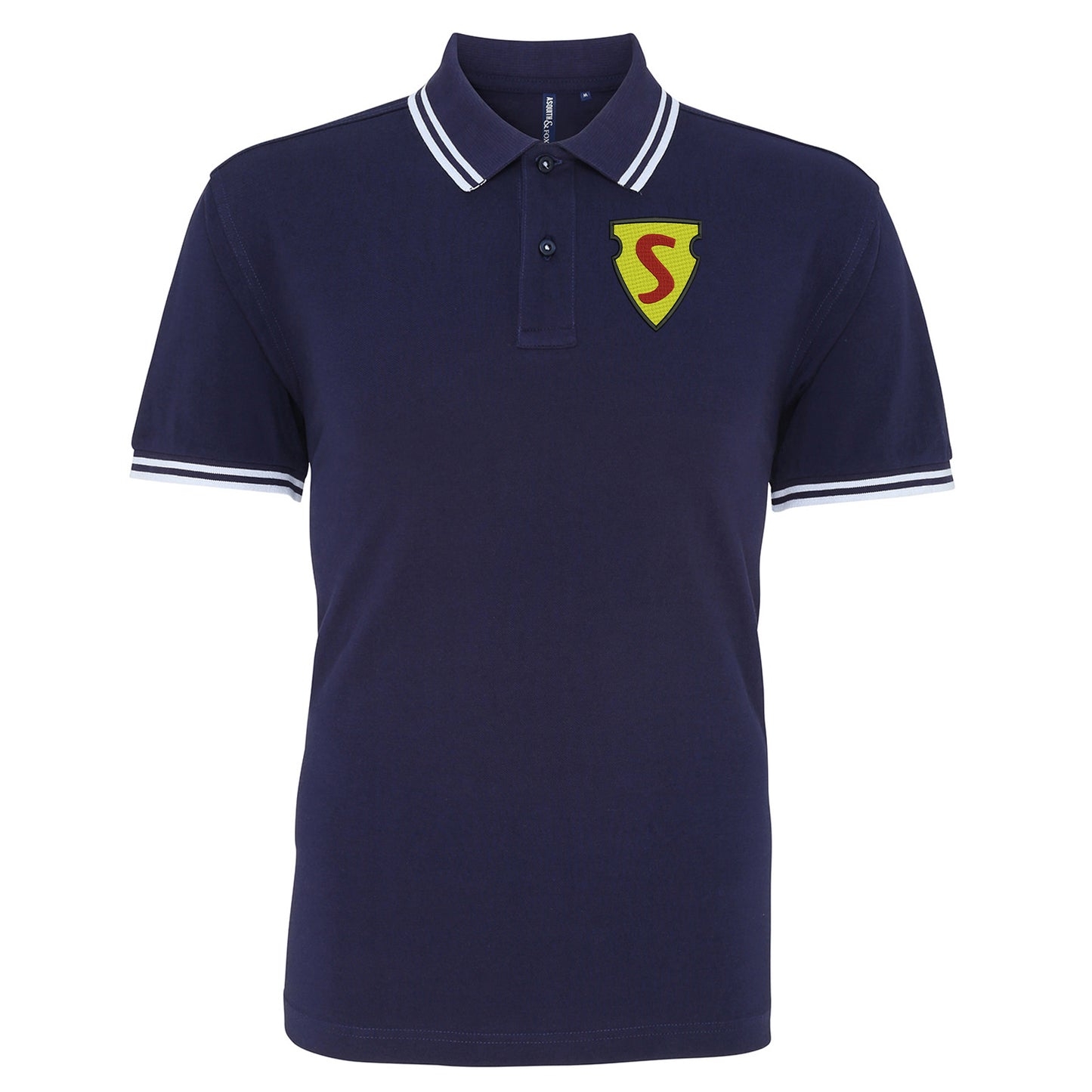 Superman Tipped Polo Shirt