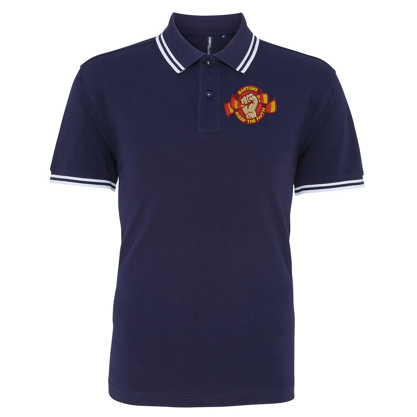 Bradford City Football Tipped Polo Shirt