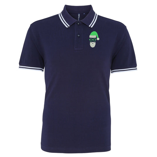 Celtic FC Christmas Tipped Polo Shirt