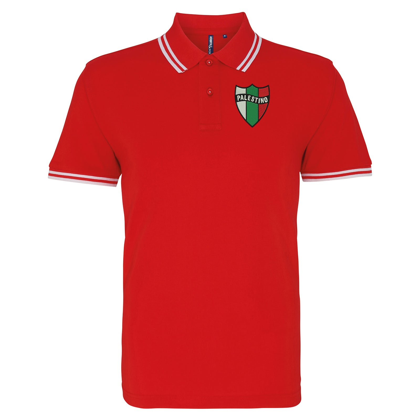 Palestino Football Tipped Polo Shirt