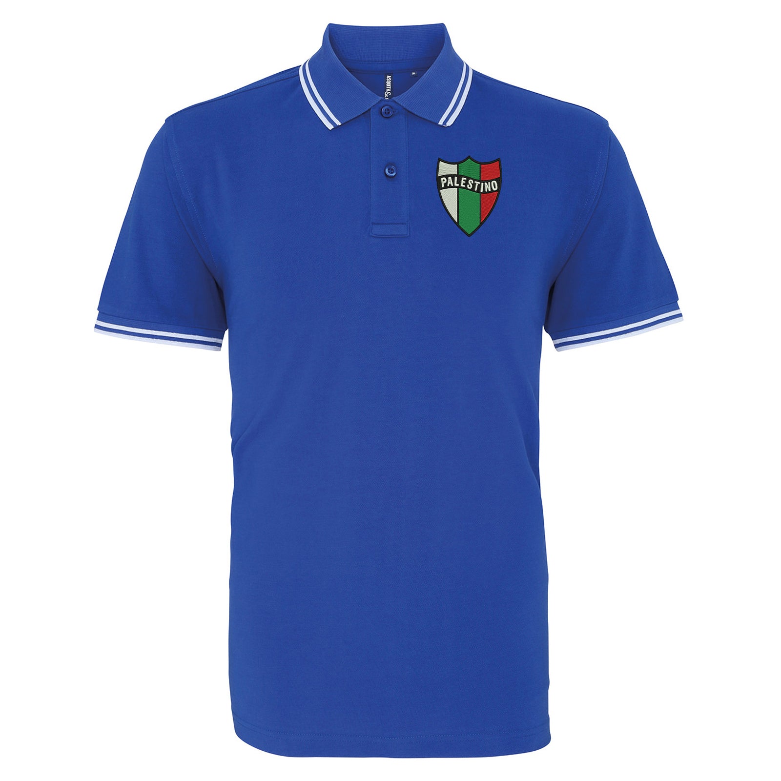 Palestino Football Tipped Polo Shirt