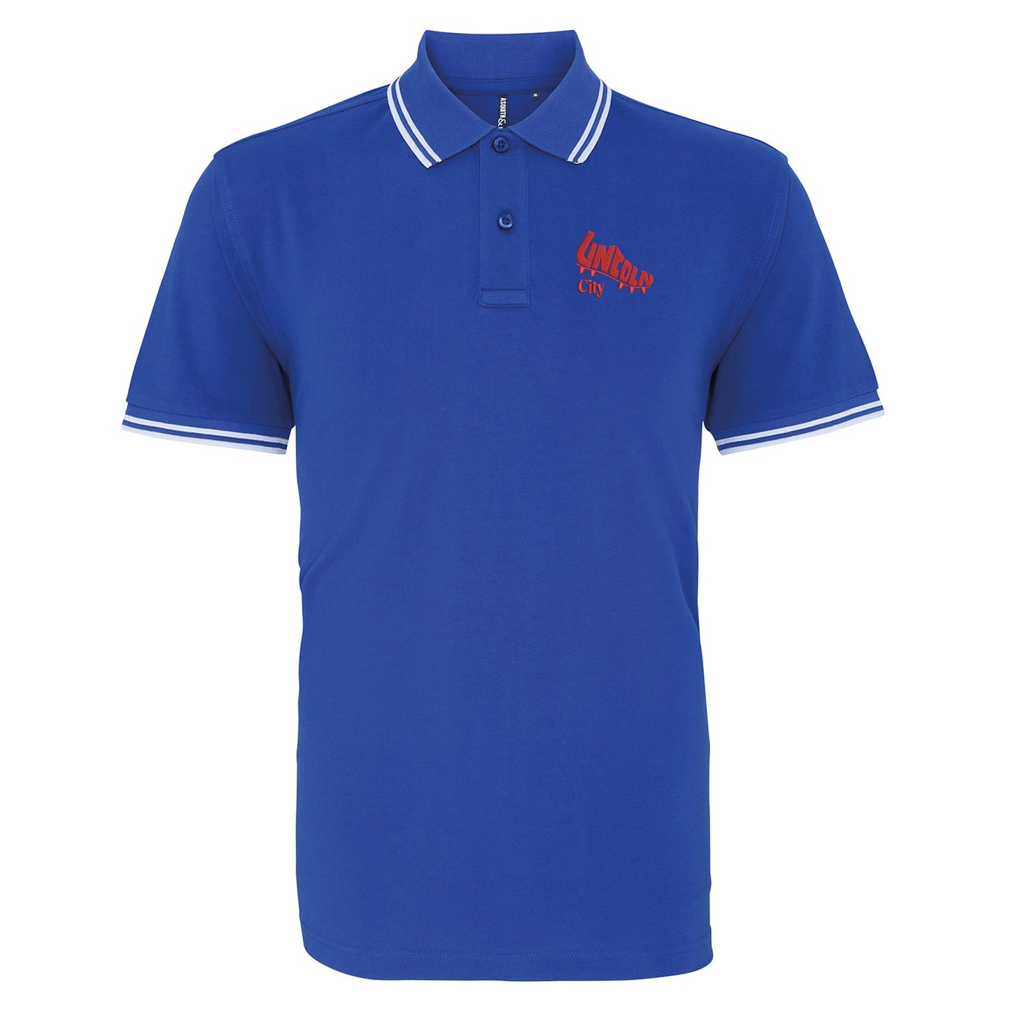 Retro Lincoln 1975 Embroidered Tipped Polo Shirt