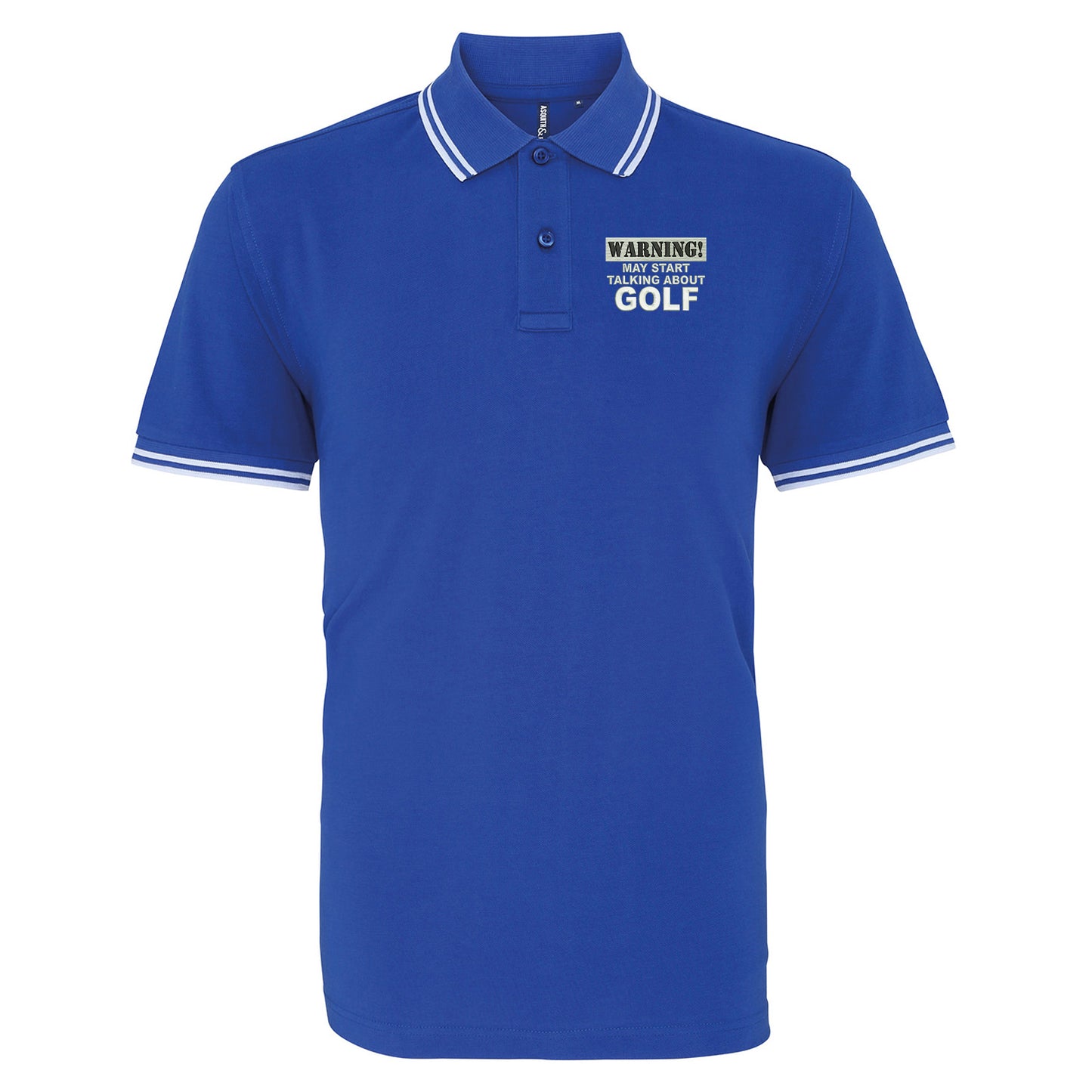 Golf Fan Tipped Polo Shirt