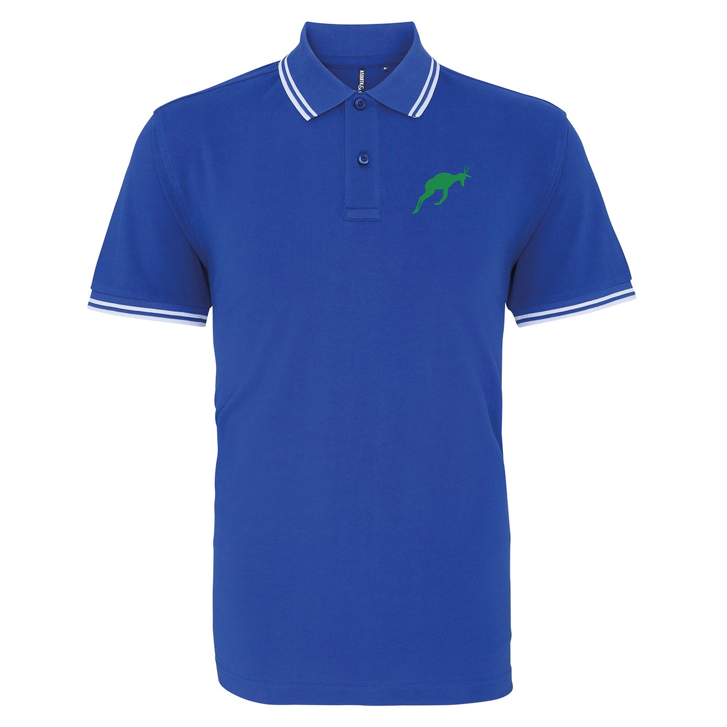 Retro South Africa Rugby 1906 Embroidered Tipped Polo Shirt