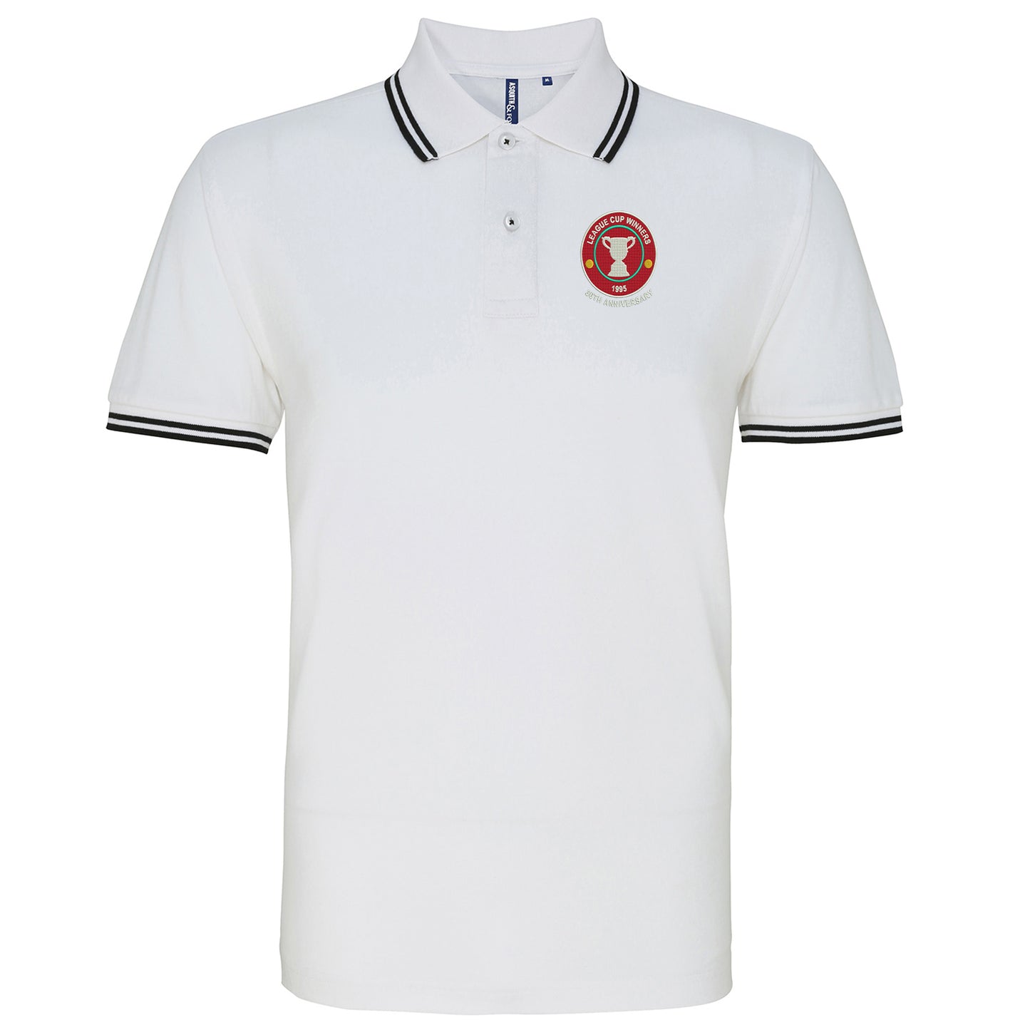 Liverpool League Cup Winners 1995 Tipped Polo Shirt
