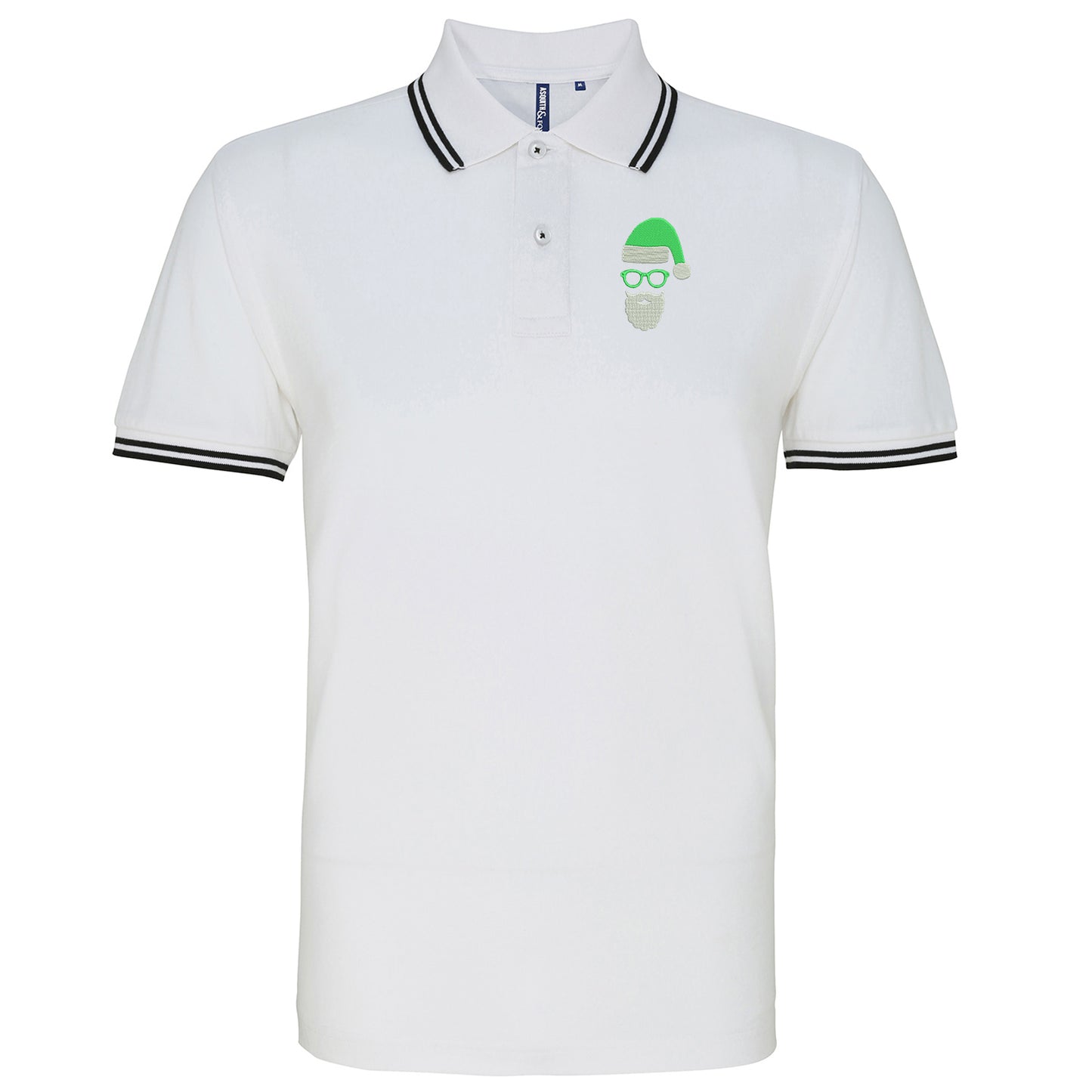 Hibernian Christmas Tipped Polo Shirt