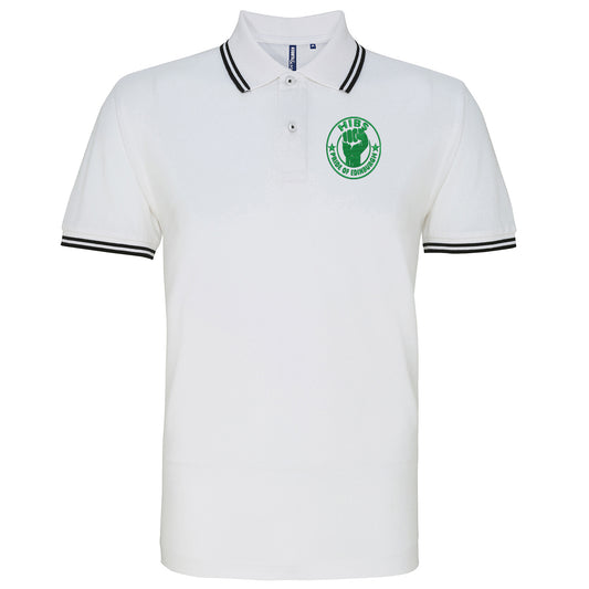 Hibs Pride of Edinburgh Tipped Polo Shirt
