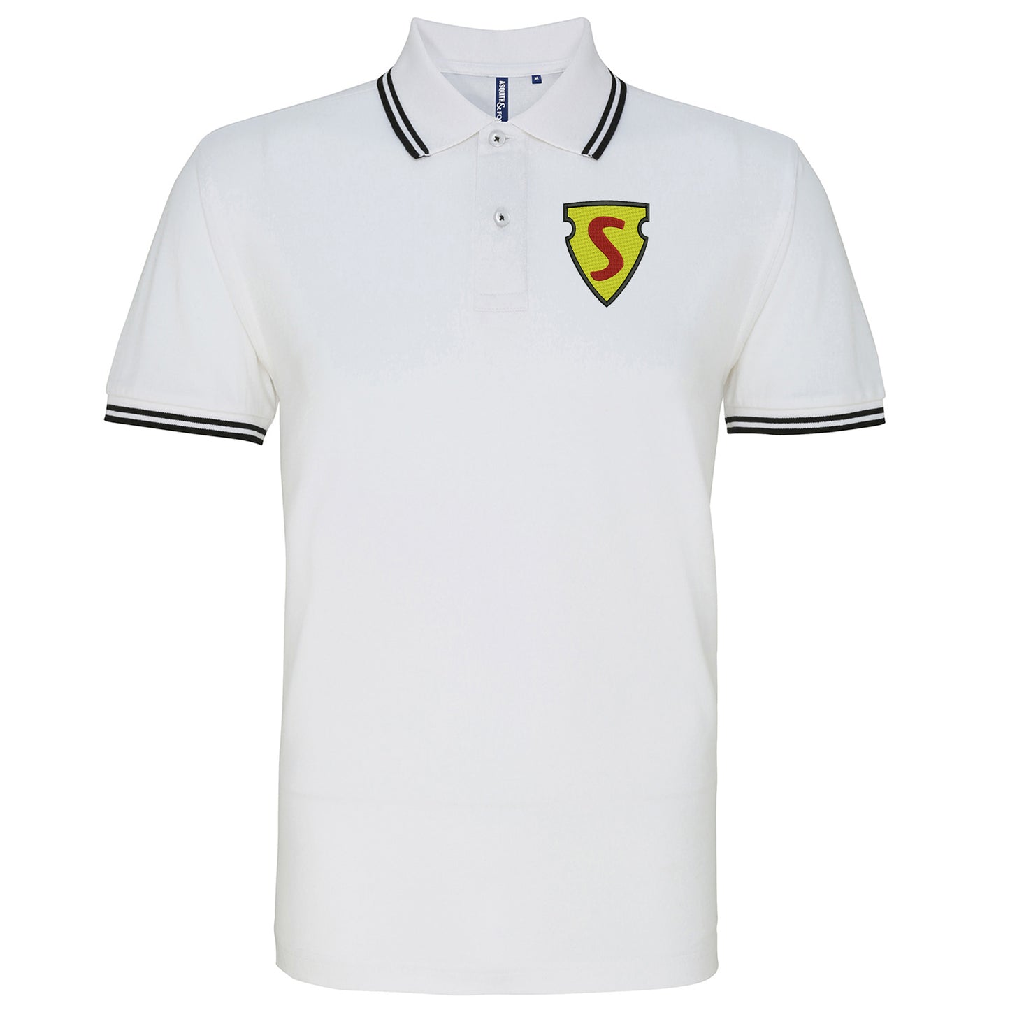 Superman Tipped Polo Shirt