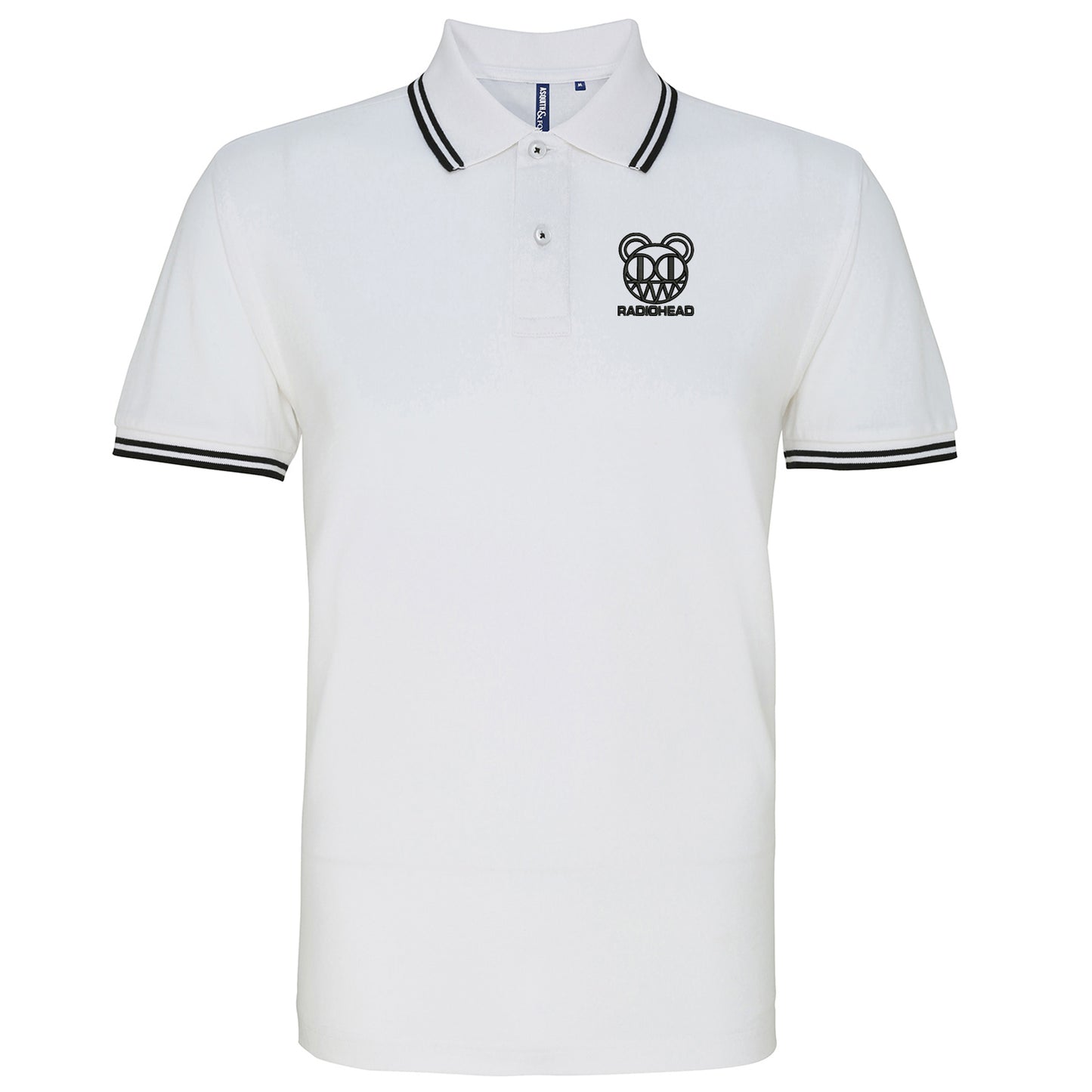 Radiohead Band Tipped Polo Shirt