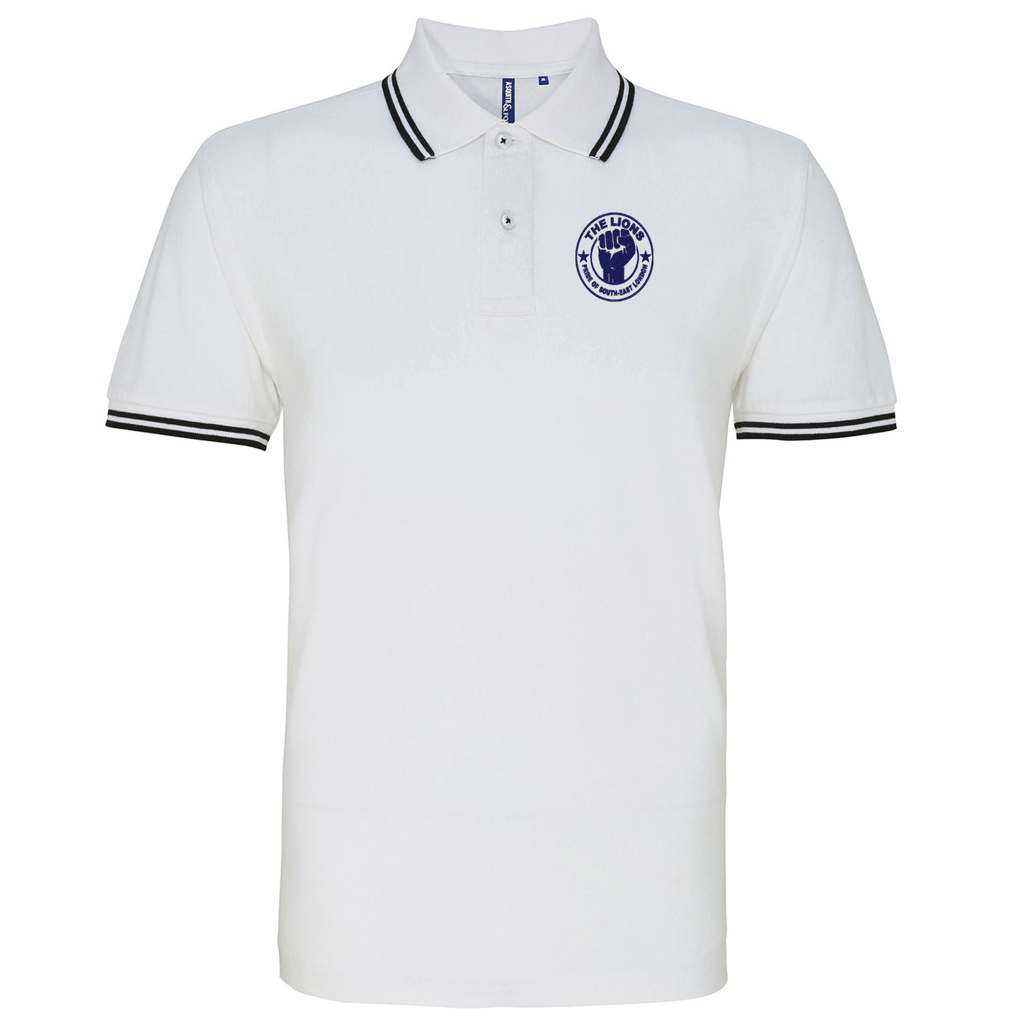 The Lions Pride of South-East London Embroidered Tipped Polo Shirt