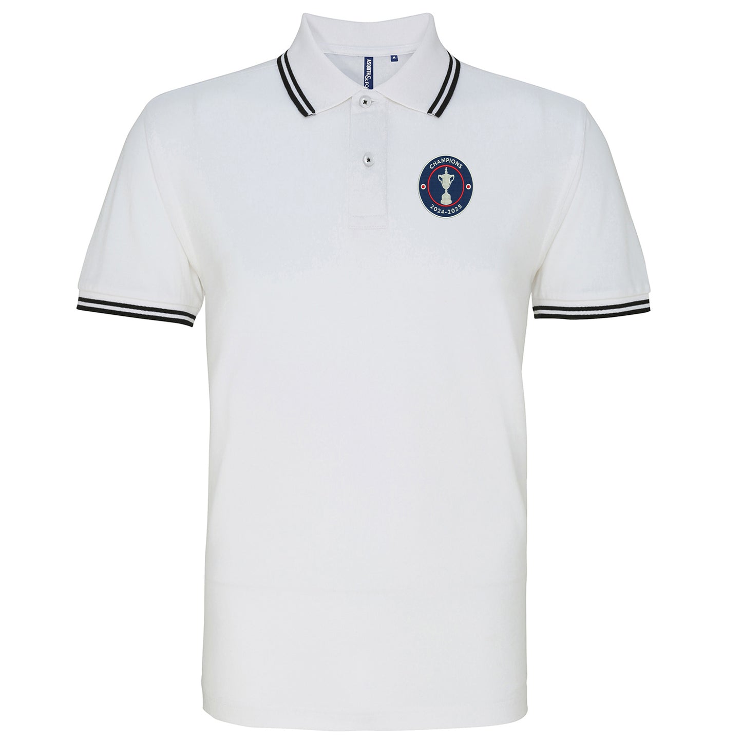 Falkirk Champions 2025 Tipped Polo Shirt