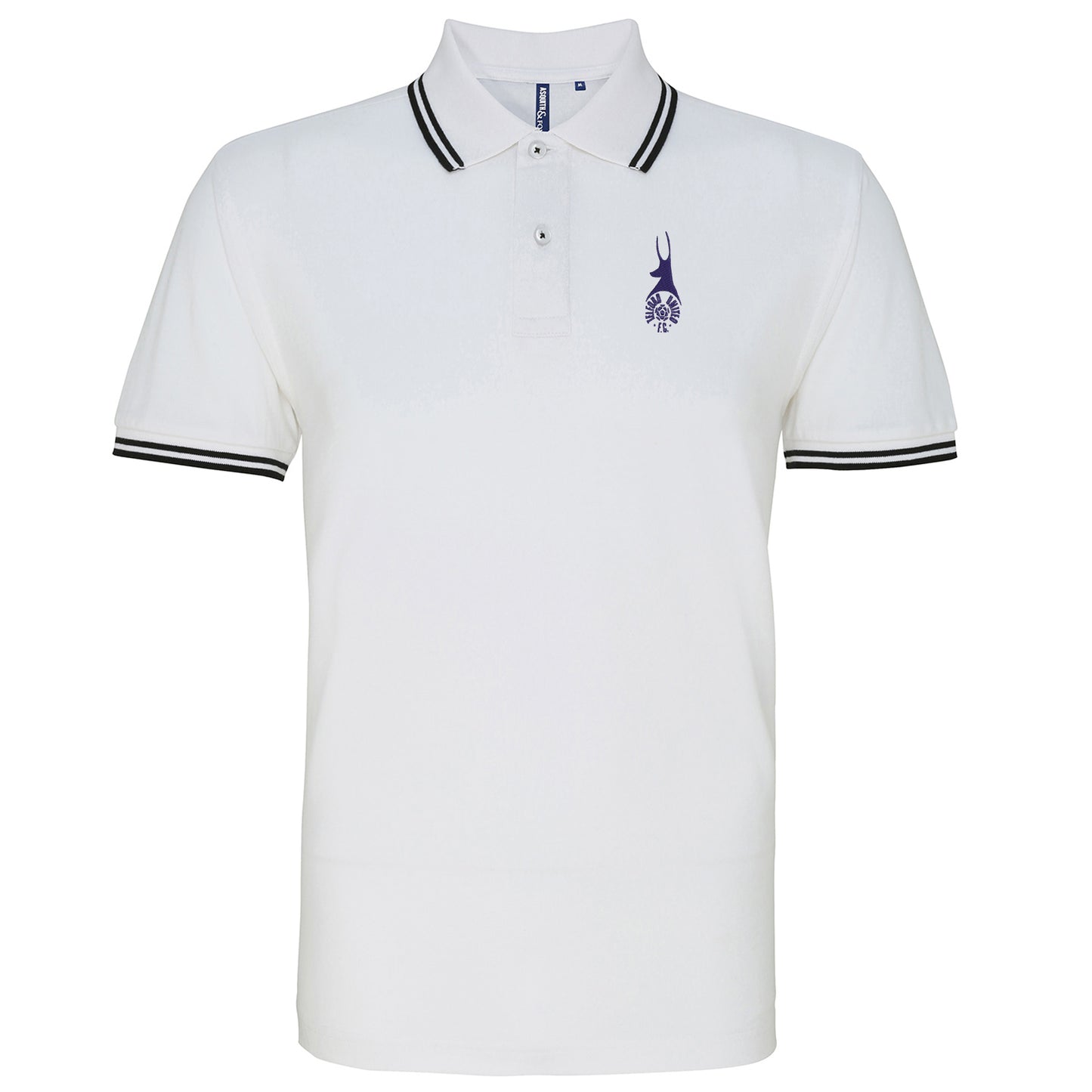 Retro Telford Embroidered Tipped Polo Shirt