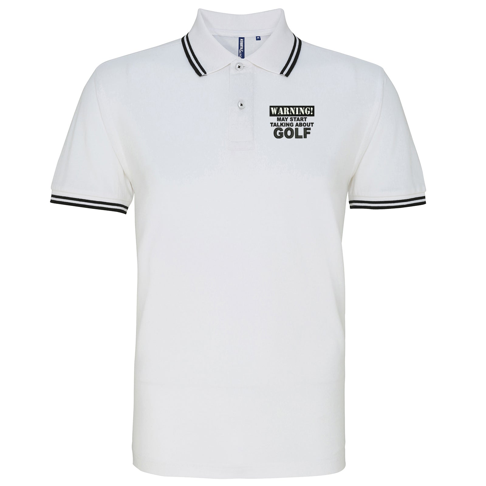 Golf Fan Tipped Polo Shirt