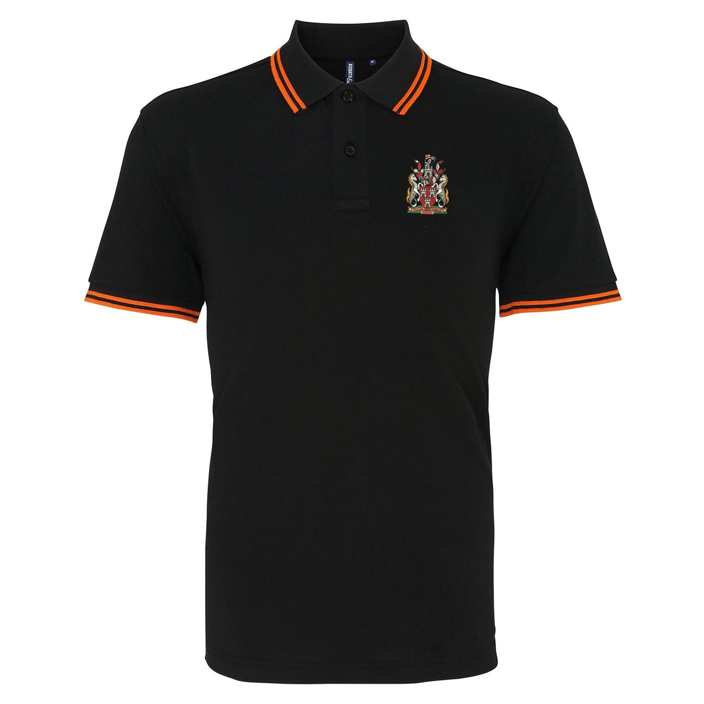 Retro Newcastle 1969 Embroidered Tipped Polo Shirt