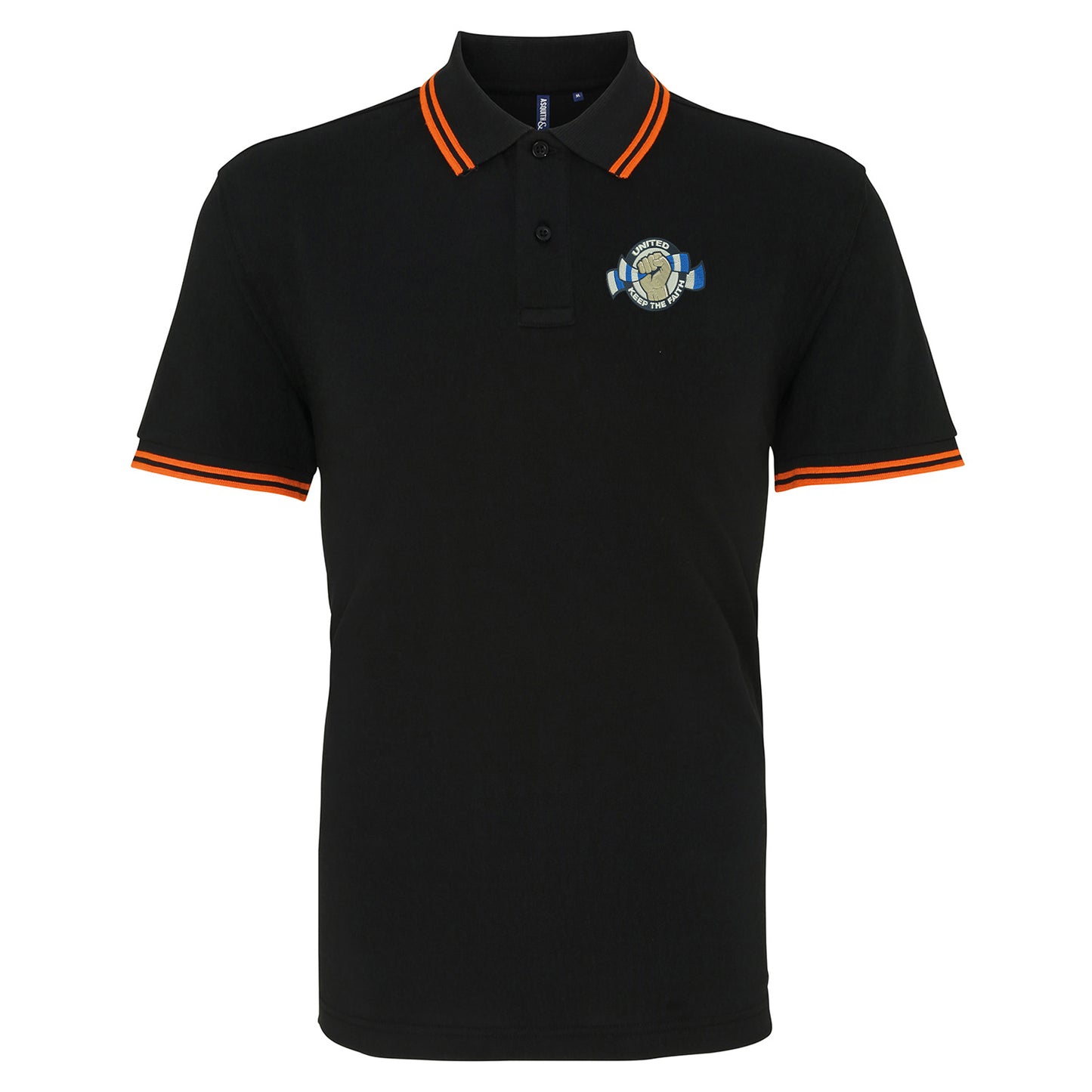 Leeds United Football Tipped Polo Shirt