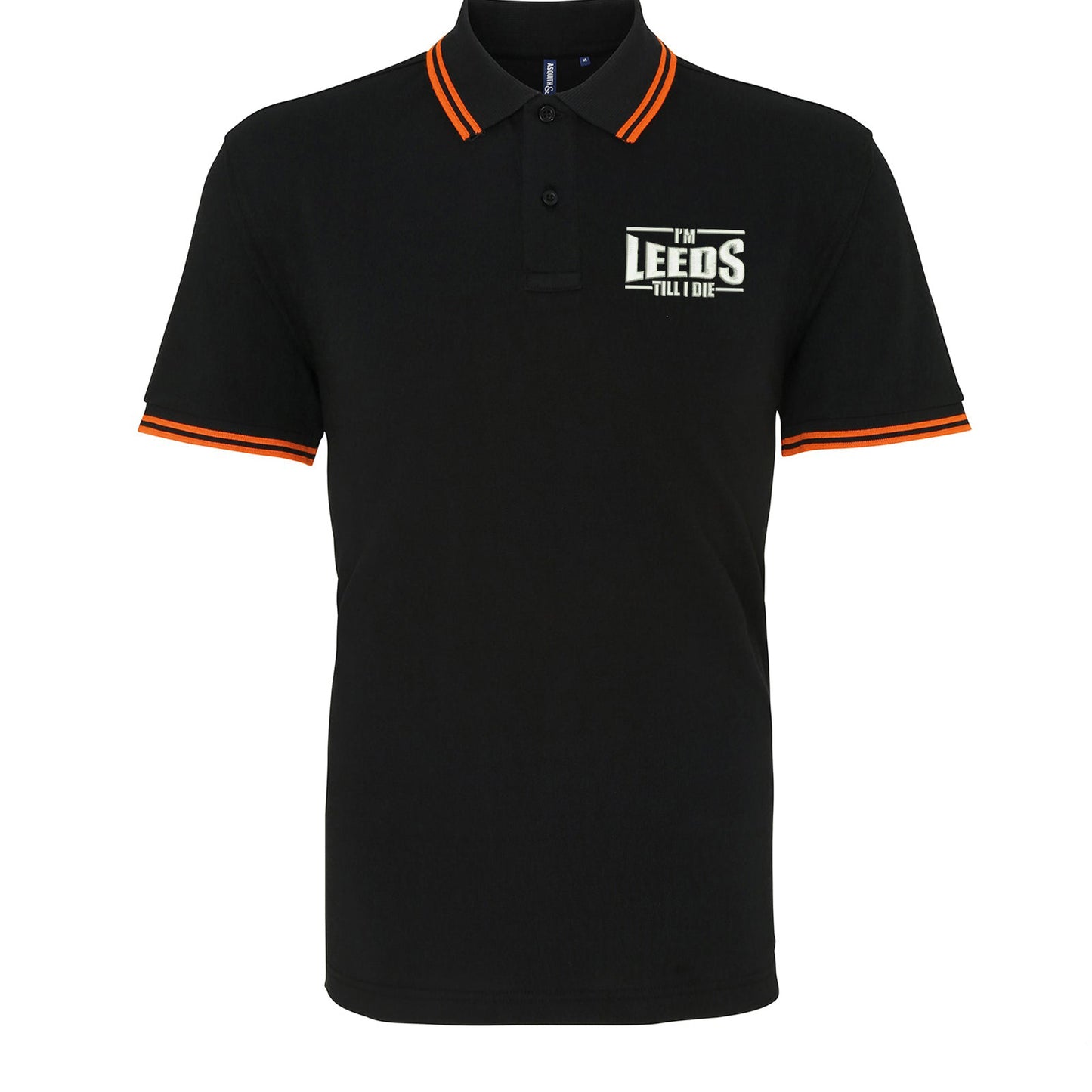 I'm Leeds Till I Die Embroidered Tipped Polo Shirt