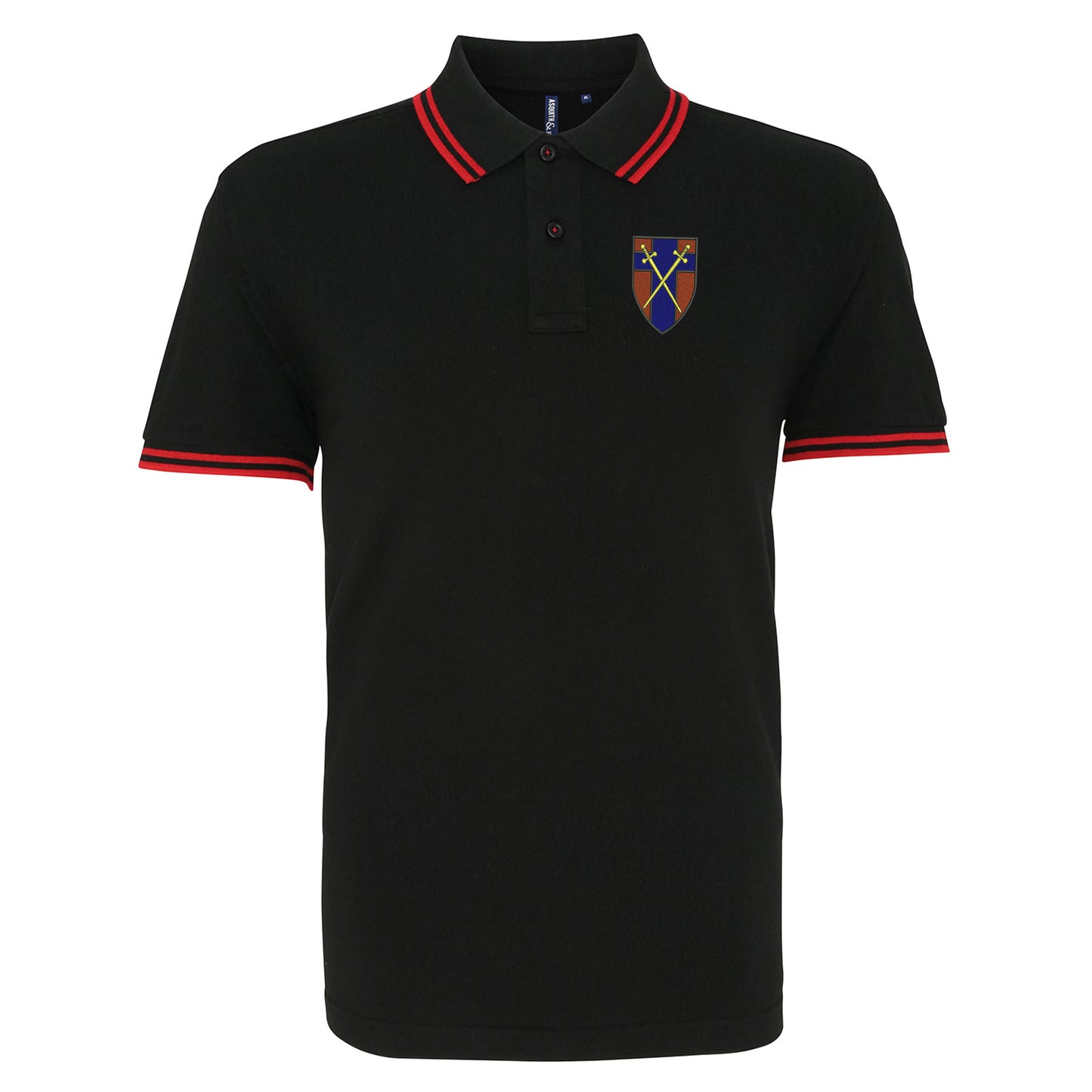 British Forces Germany Embroidered Tipped Polo Shirt