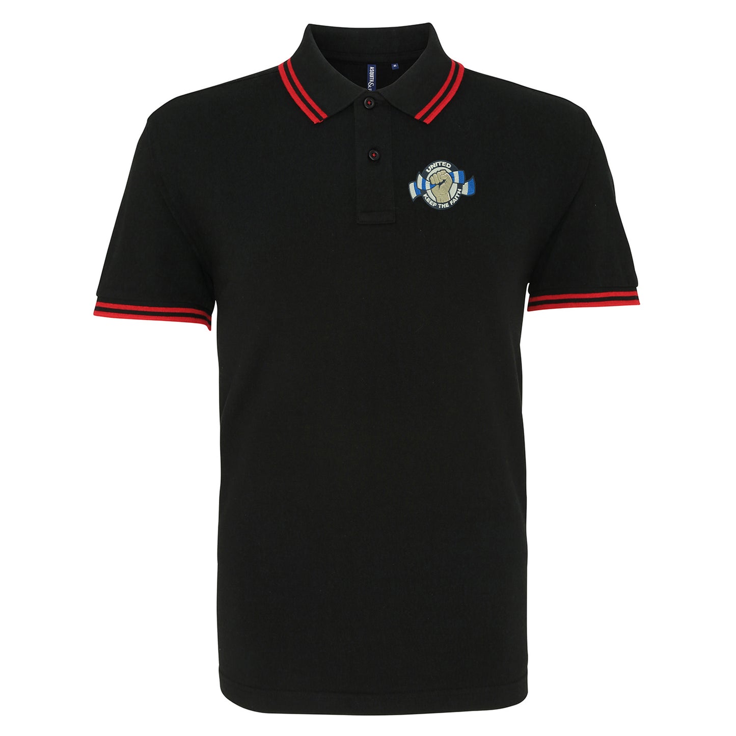 Leeds United Football Tipped Polo Shirt