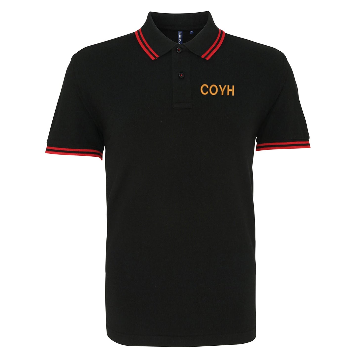 COYH Embroidered Tipped Polo Shirt
