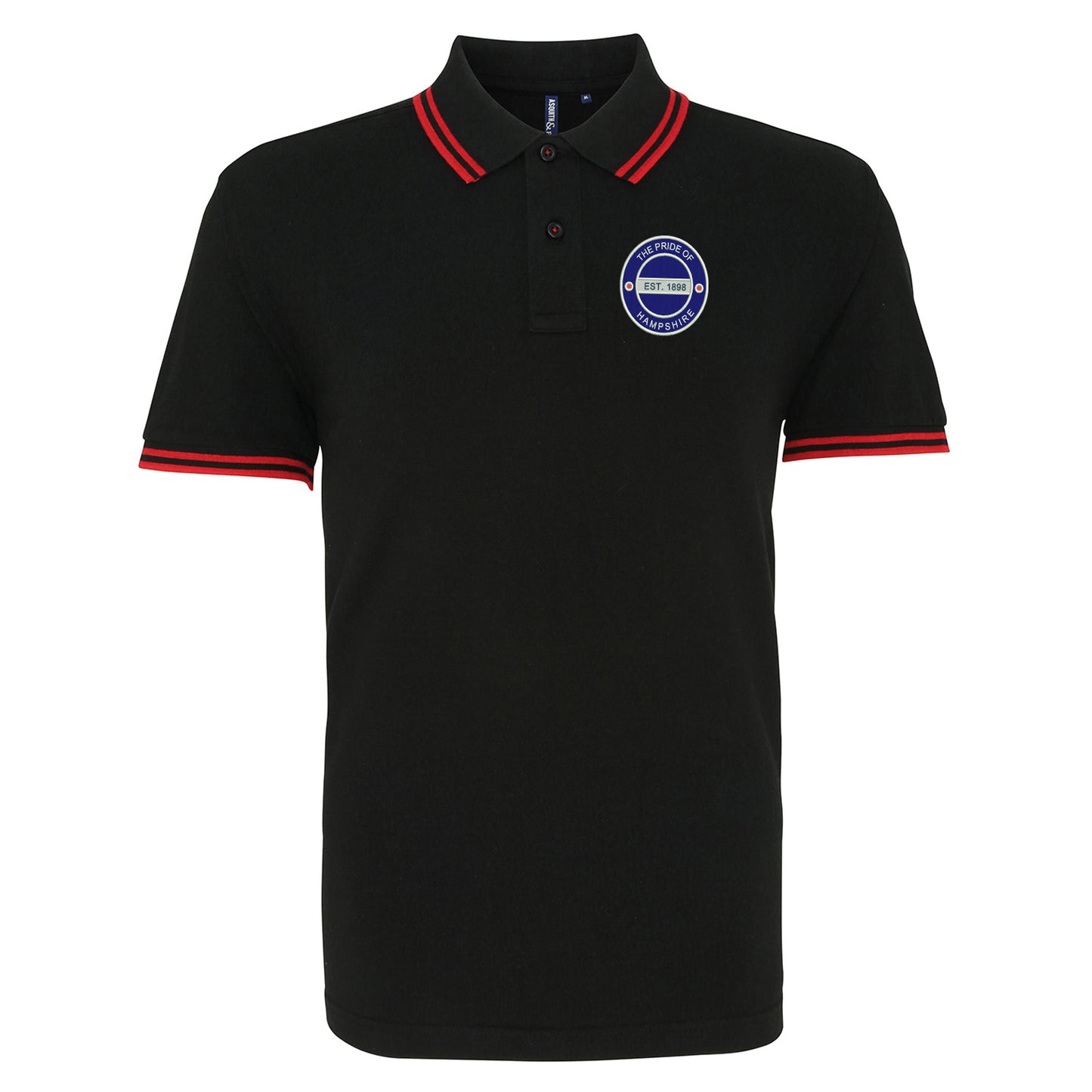 The Pride of Hampshire Est 1898 Tipped Polo Shirt