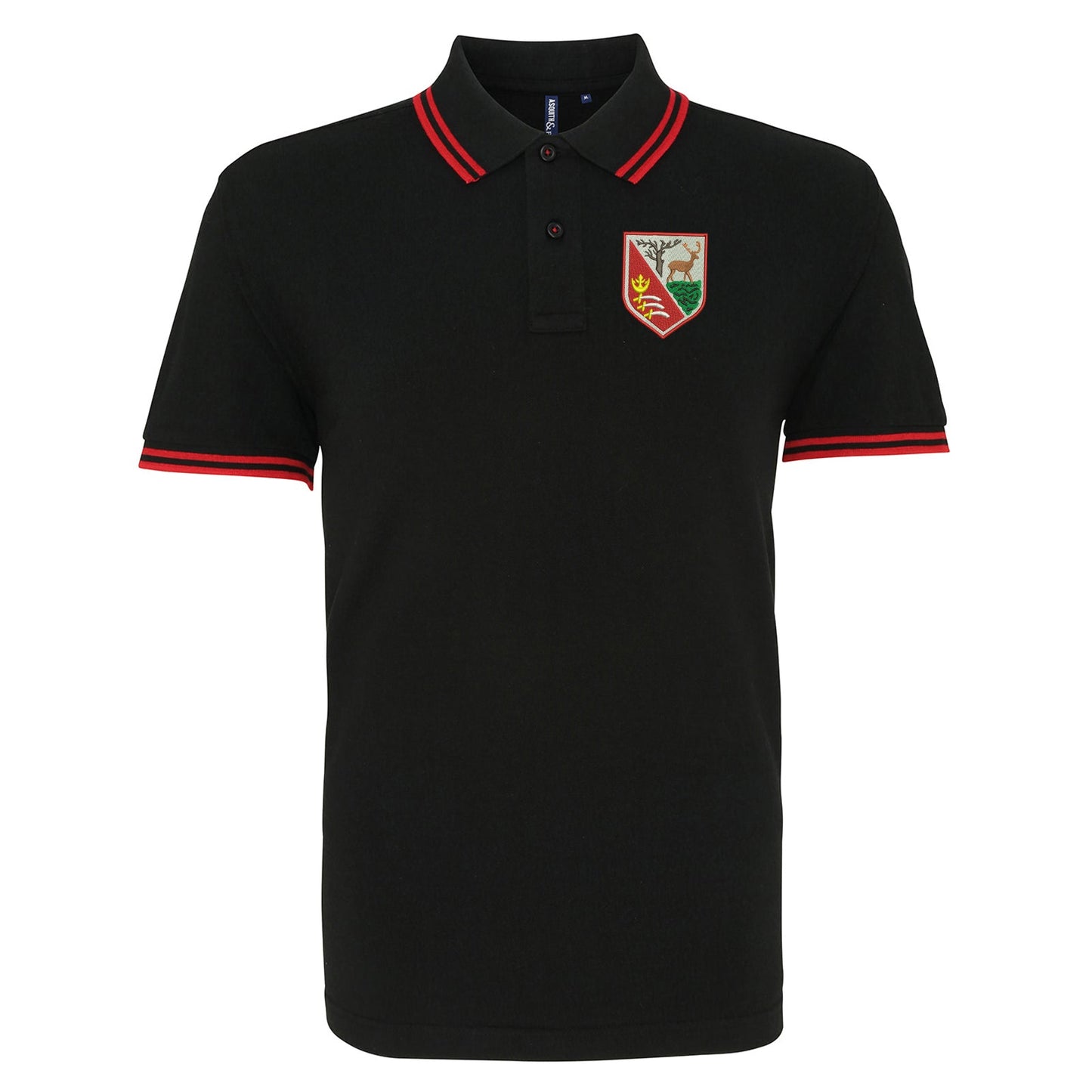 Retro Hayes Embroidered Tipped Polo Shirt
