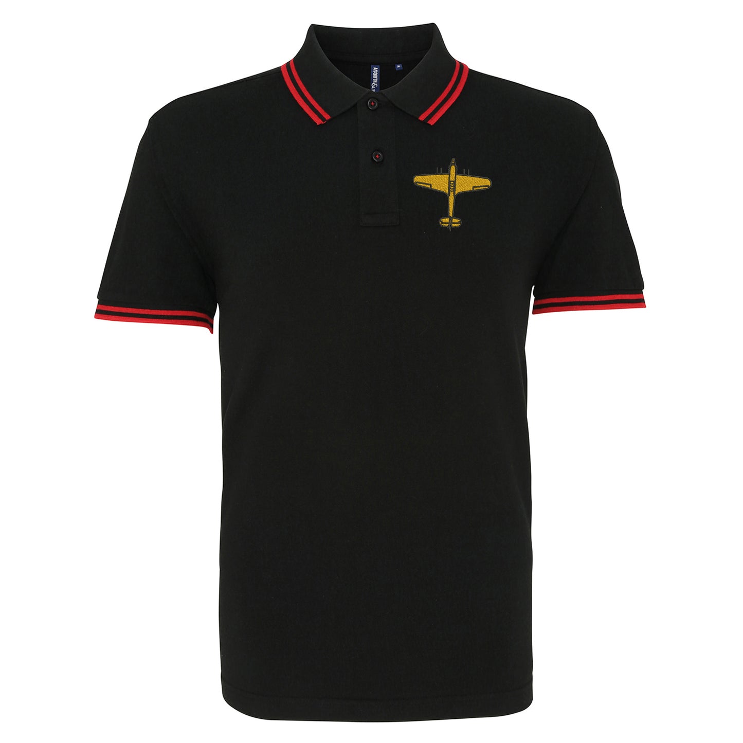 Hawker Hurricane Embroidered Tipped Polo Shirt