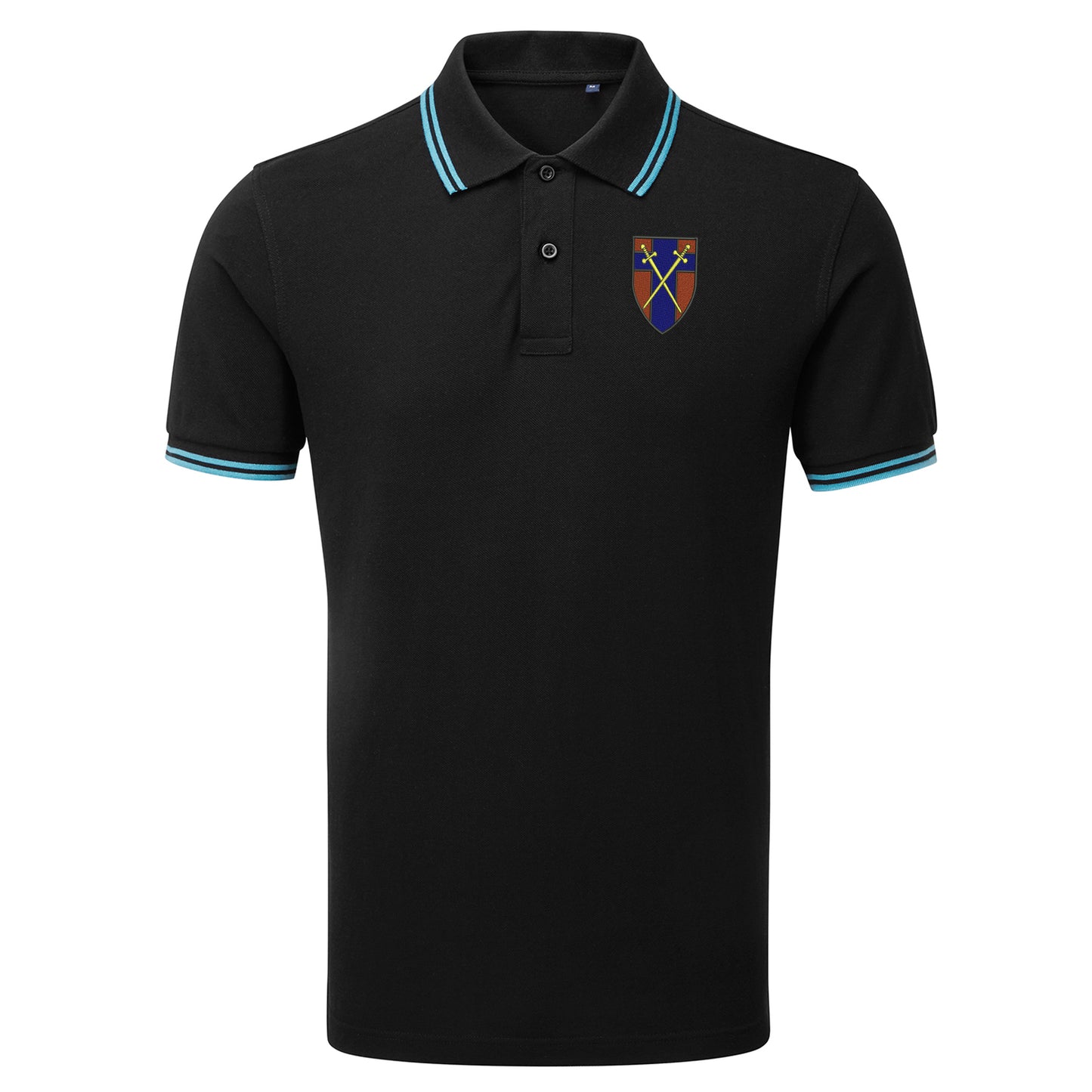 British Forces Germany Embroidered Tipped Polo Shirt
