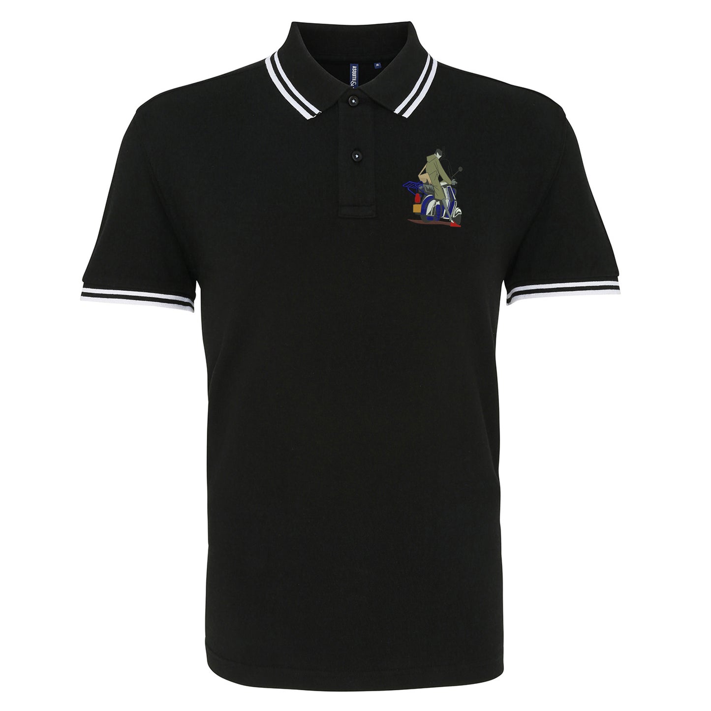 60s Mod Parka Polo Shirt