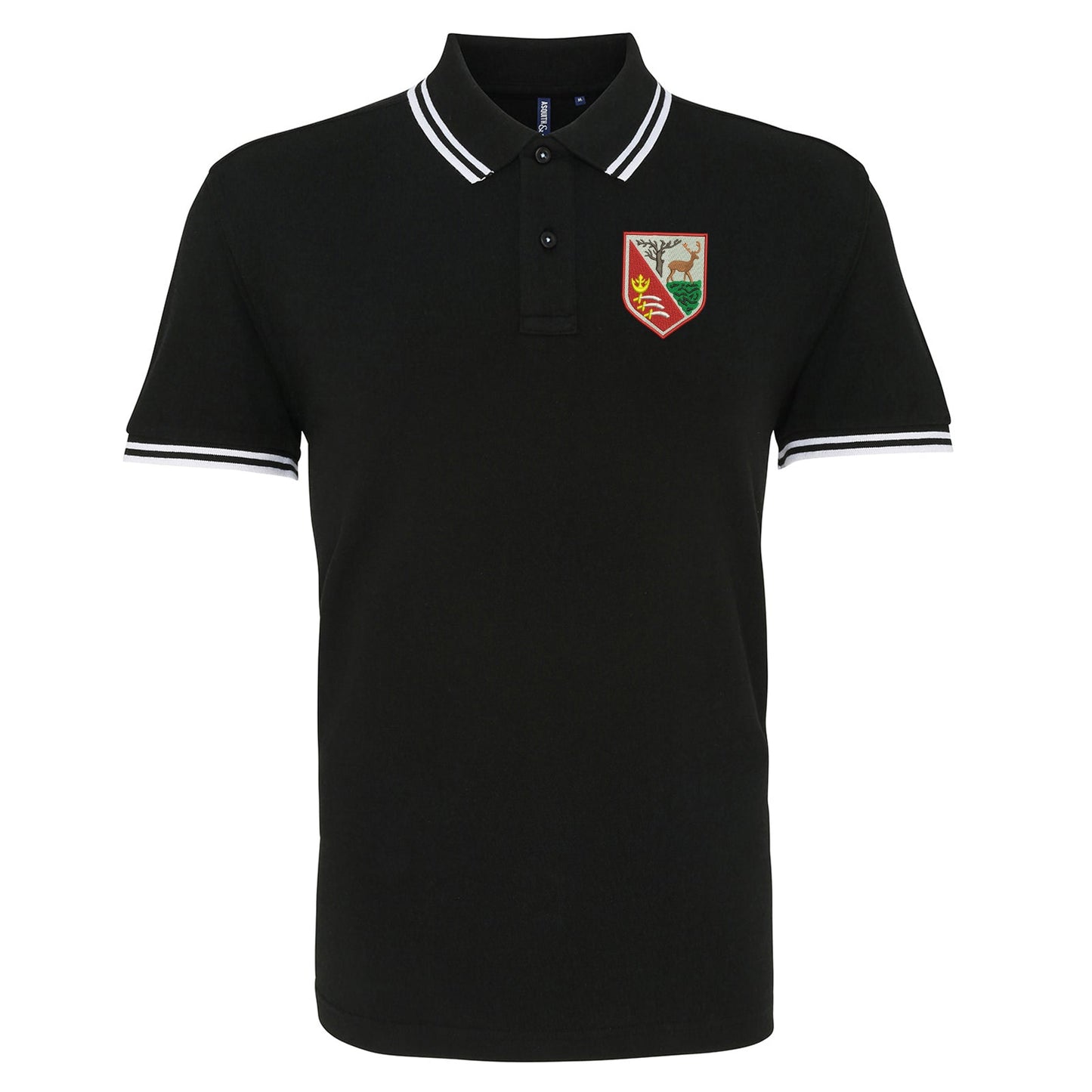 Retro Hayes Embroidered Tipped Polo Shirt