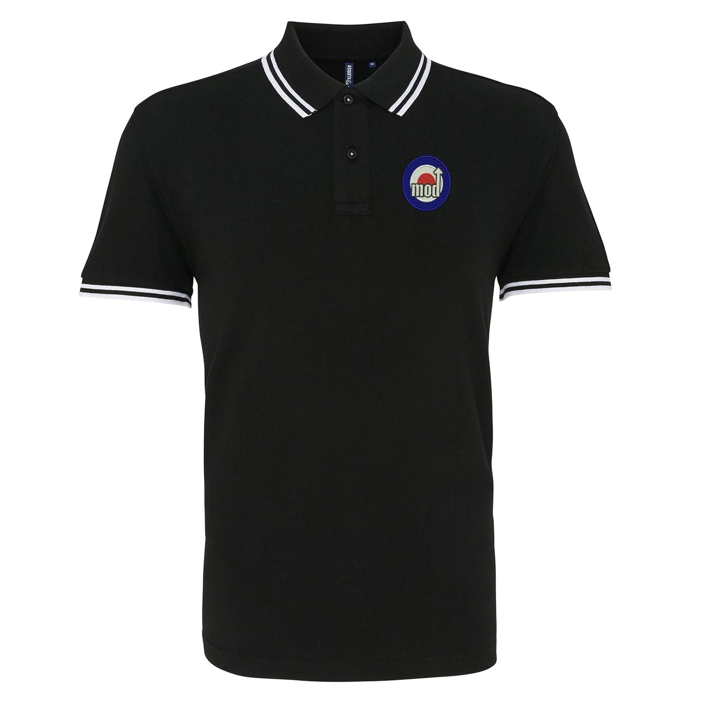 MOD Embroidered Tipped Polo Shirt
