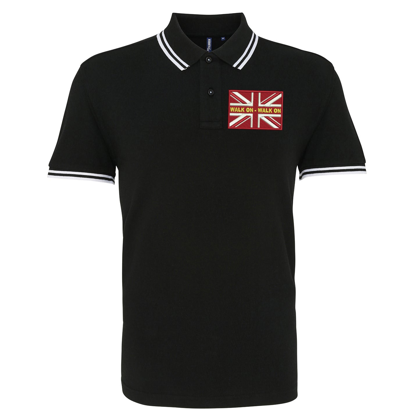 Walk On Walk On Coloured Union Jack Polo Shirt