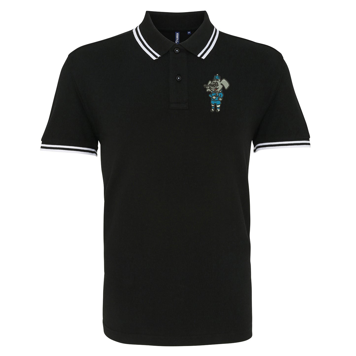 Retro Coventry 1974 Embroidered Tipped Polo Shirt