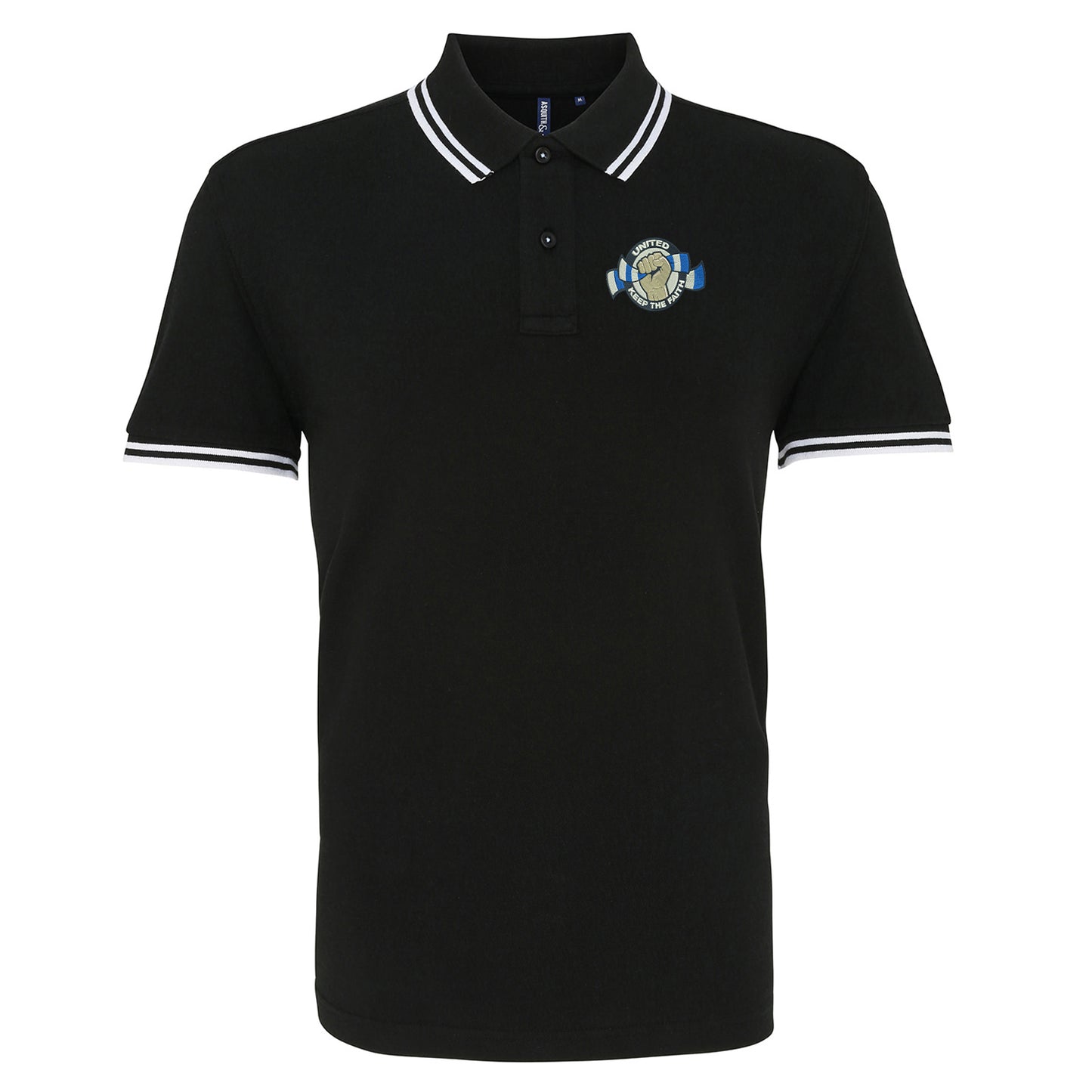 Leeds United Football Tipped Polo Shirt