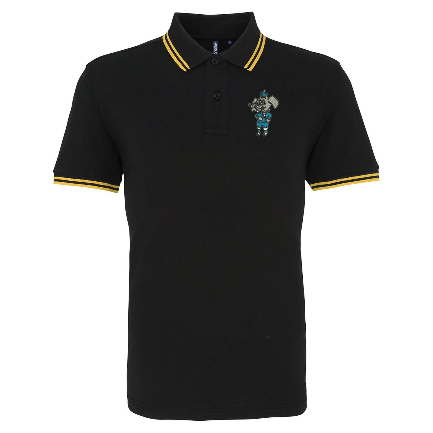 Retro Coventry 1974 Embroidered Tipped Polo Shirt