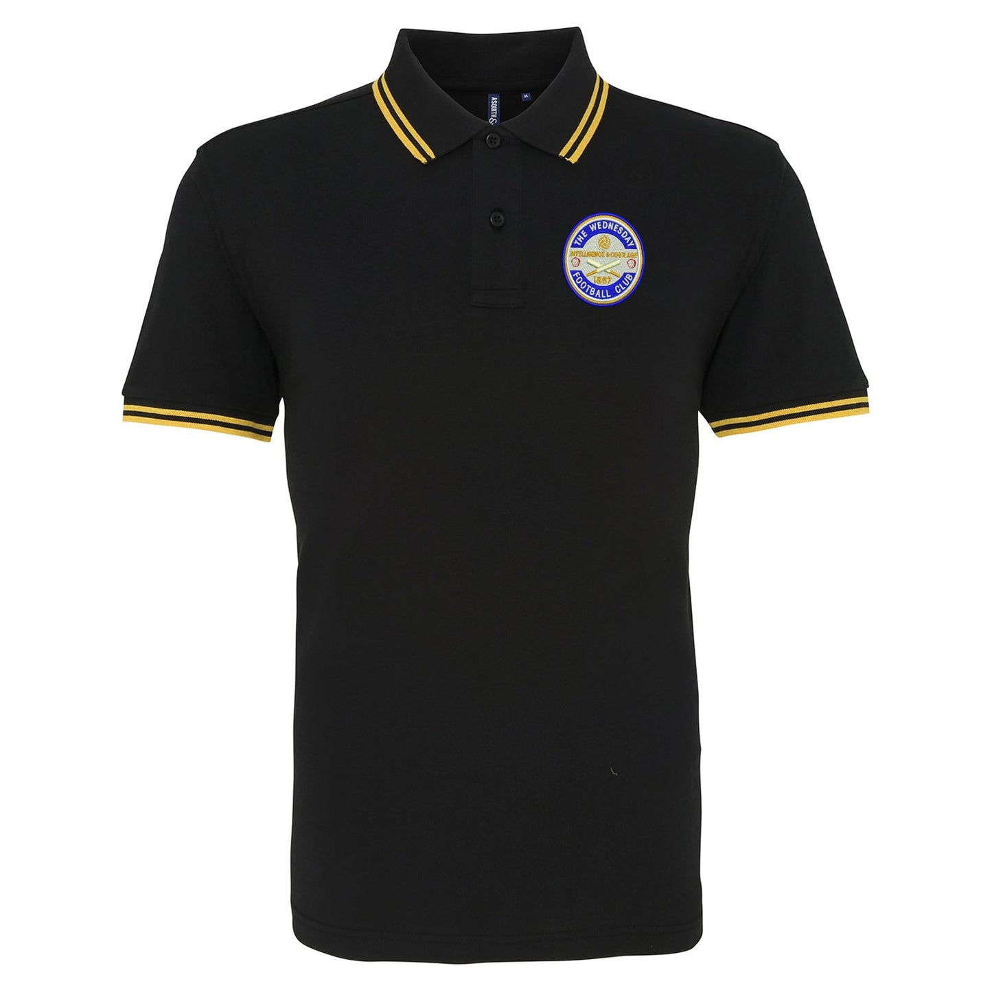 Thin Lizzy Whiskey in the Jar  Embroidered Tipped Polo Shirt