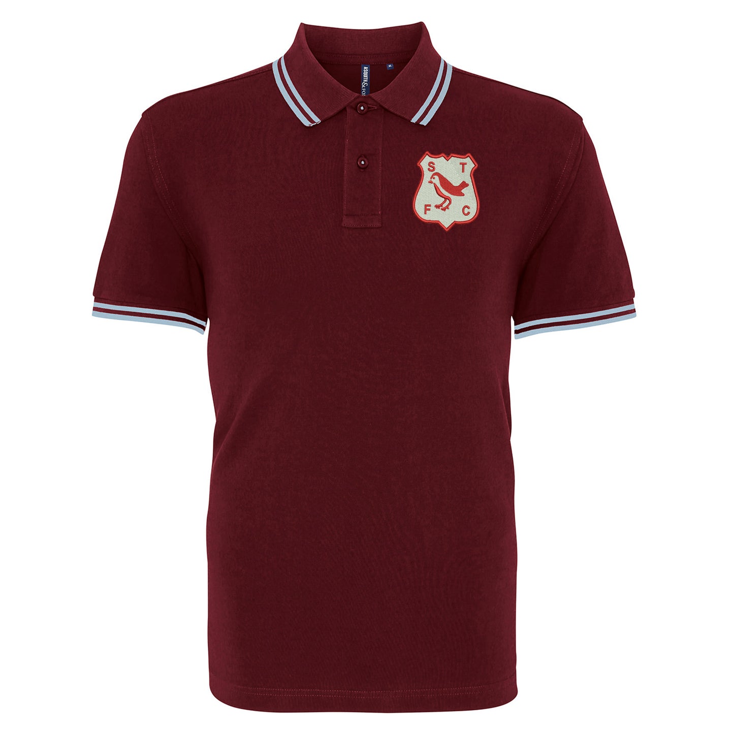 Retro Swindon 1961 Embroidered Tipped Polo Shirt